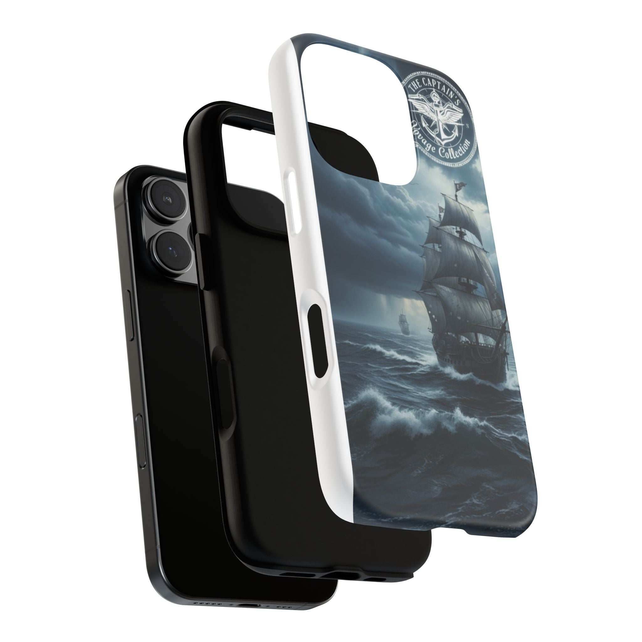 Stormy Seas Ship Phone Case – Nautical Pirate Sailing iPhone Cover