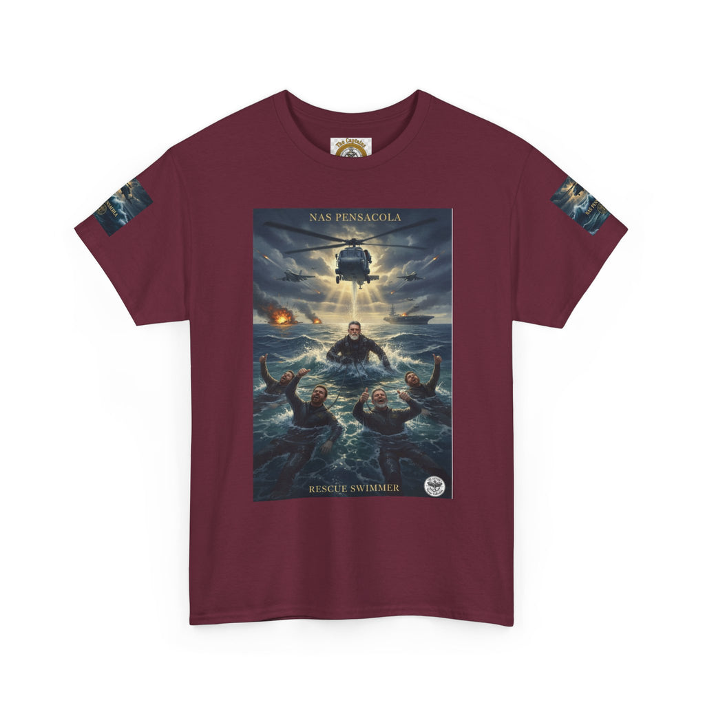 Rescue Mission Tee — Military Helicopter Search & Rescue Graphic T-Shirt