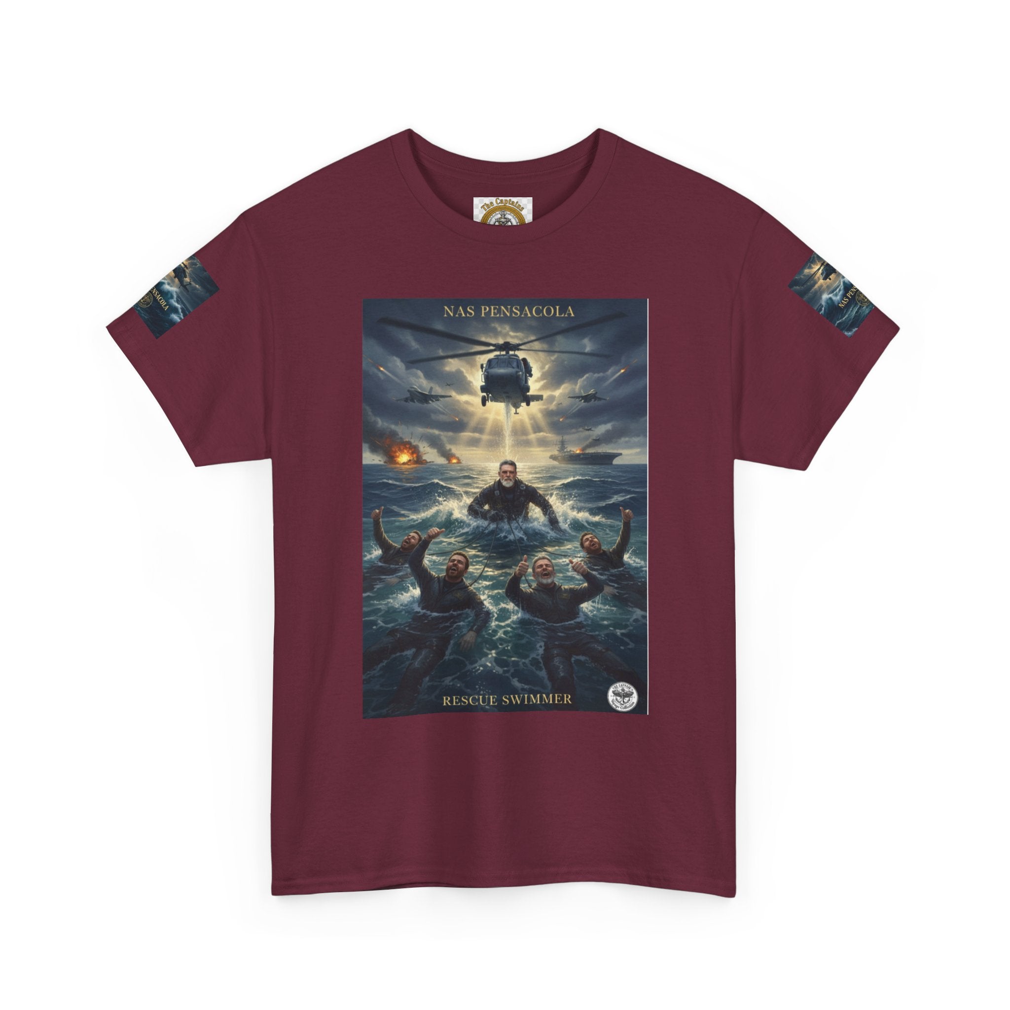 Rescue Mission Tee — Military Helicopter Search & Rescue Graphic T-Shirt
