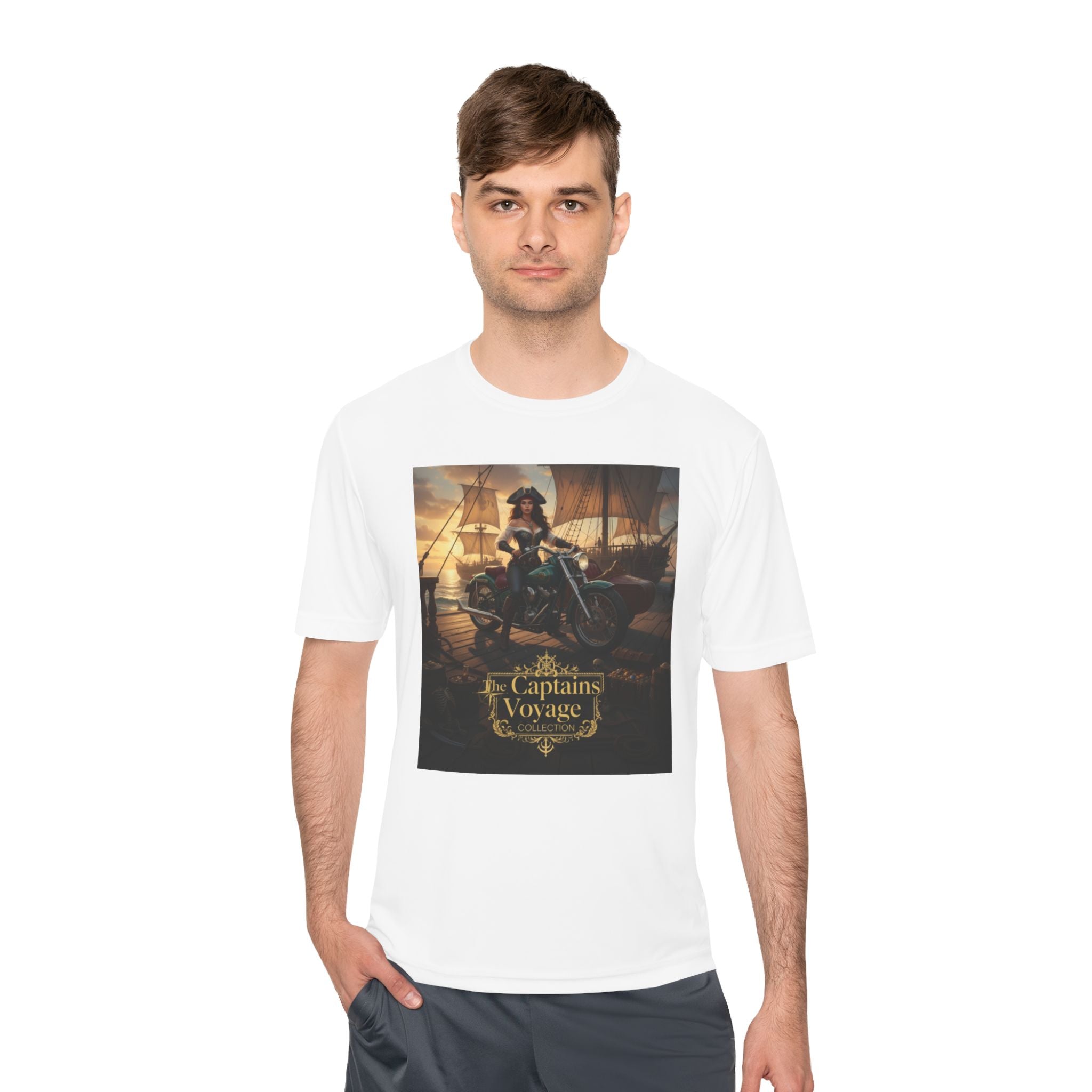 Captain's Voyage Graphic Tee – Nautical Pirate Ship T-Shirt