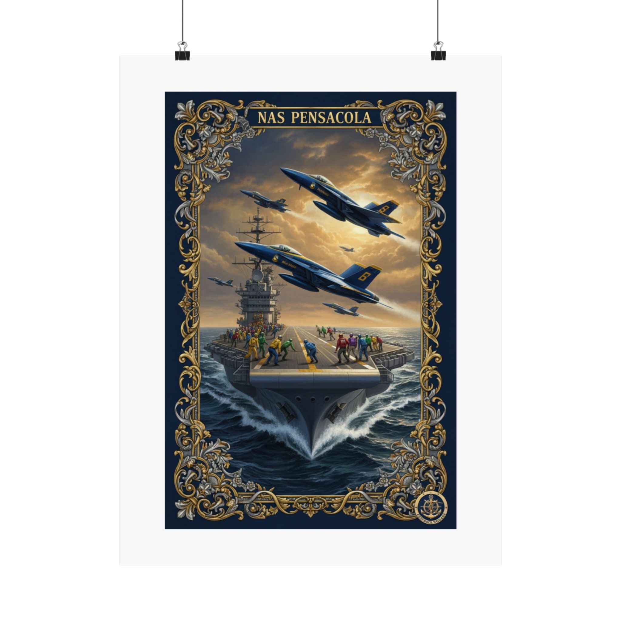 Matte Poster — NAS Pensacola Blue Angels Aviation Art