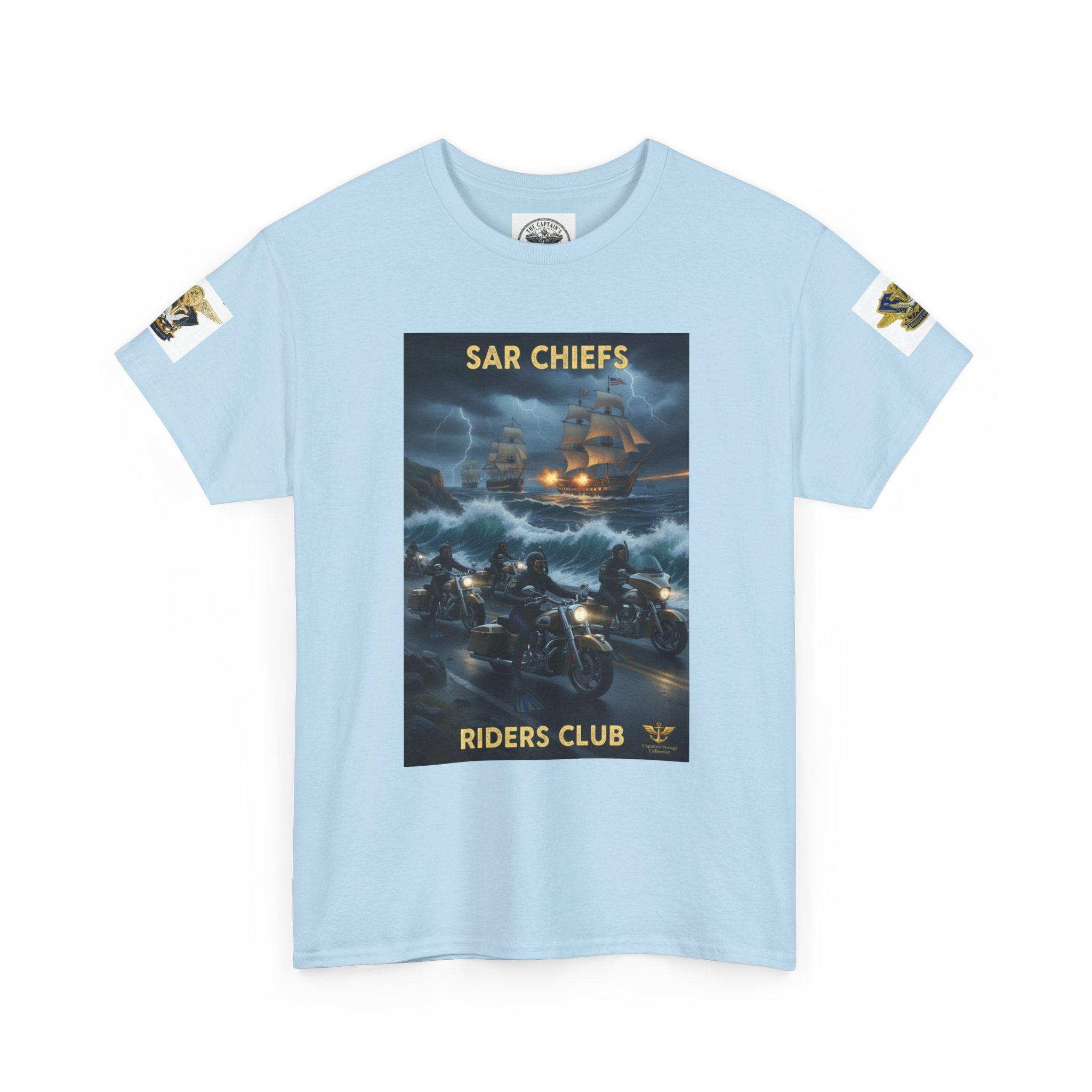 SAR Chiefs Riders Club Tee — NAS Pensacola Helicopter Rescue Graphic Shirt