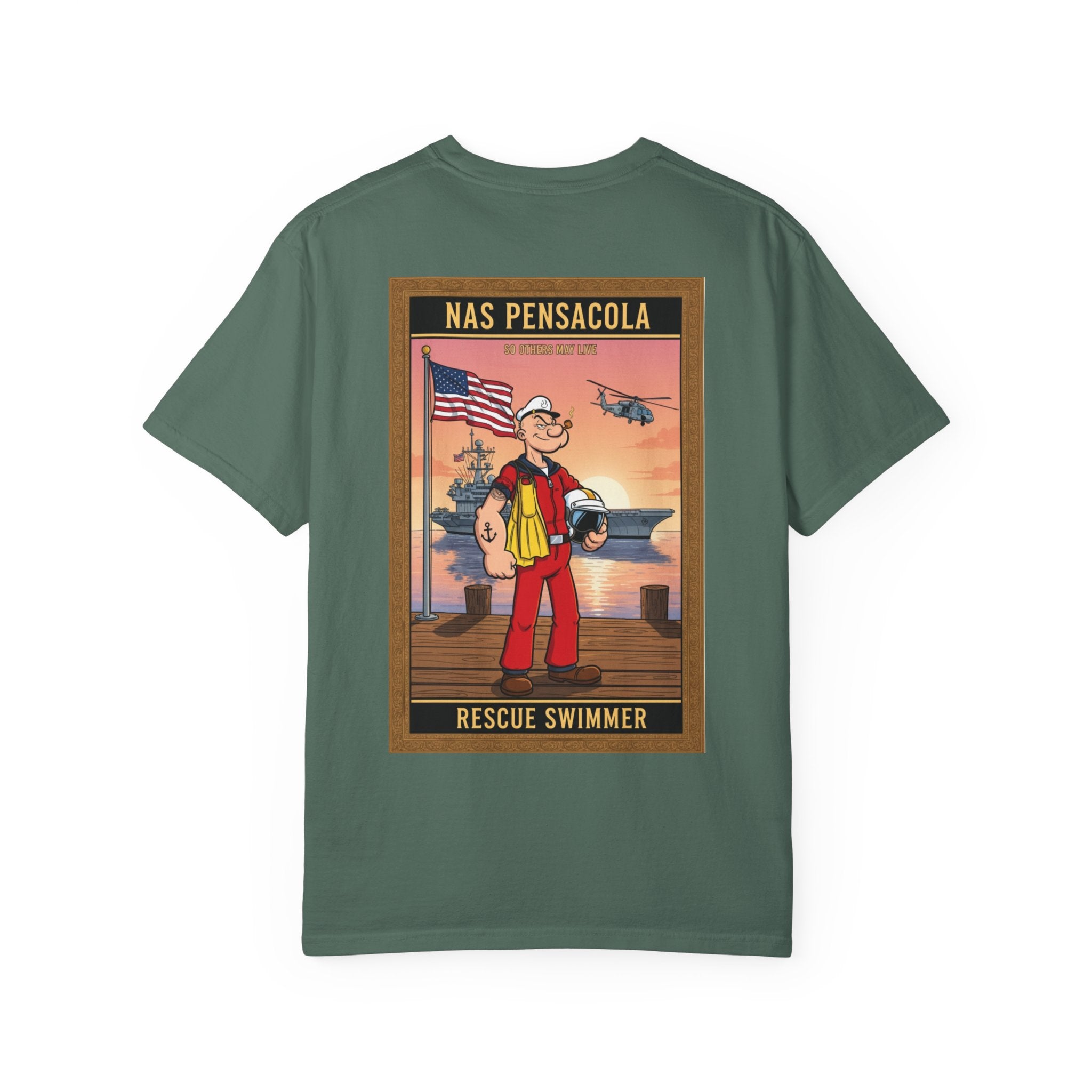 Rescue Swimmer T-Shirt – NAS Pensacola Vintage Lifesaver Tee