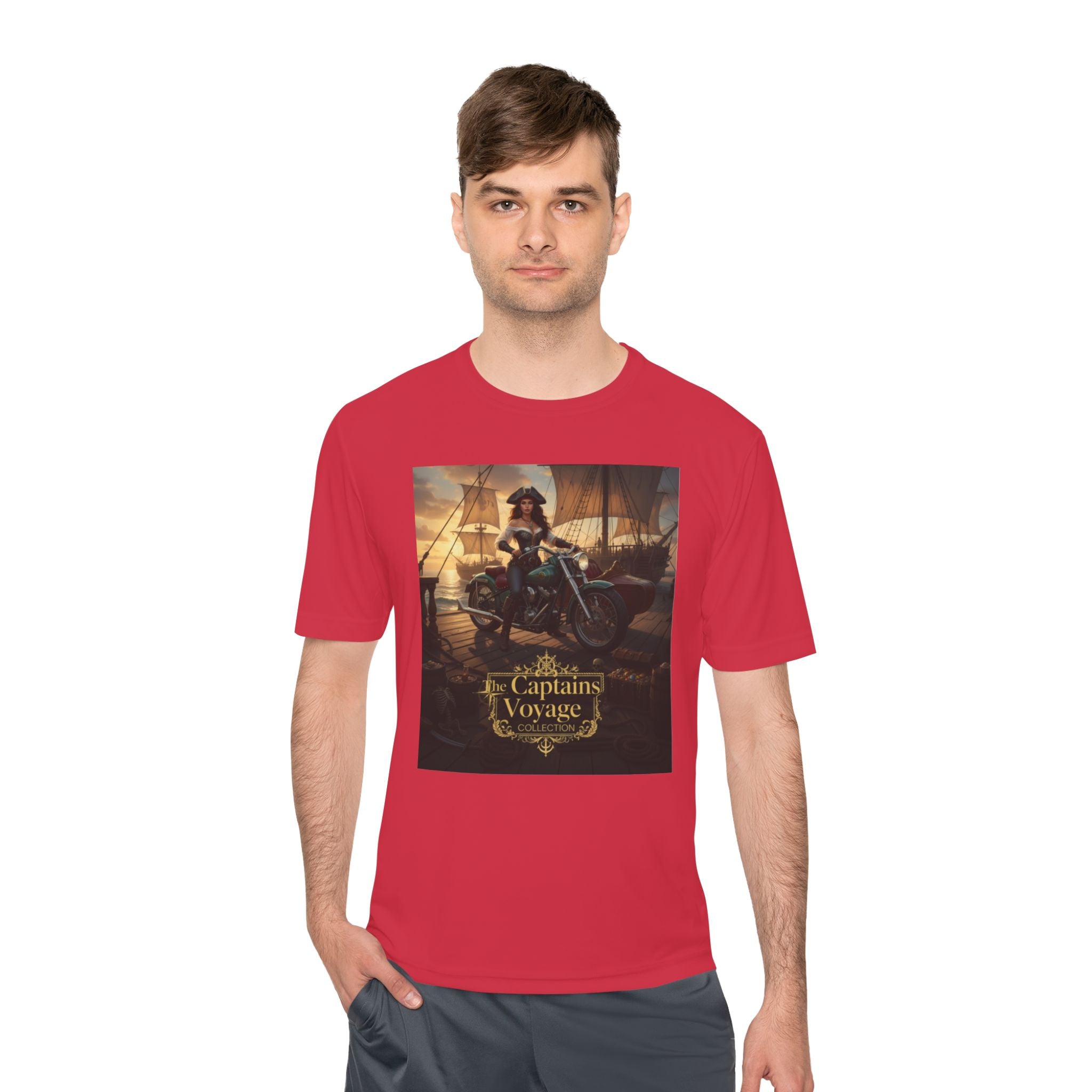 Captain's Voyage Graphic Tee – Nautical Pirate Ship T-Shirt