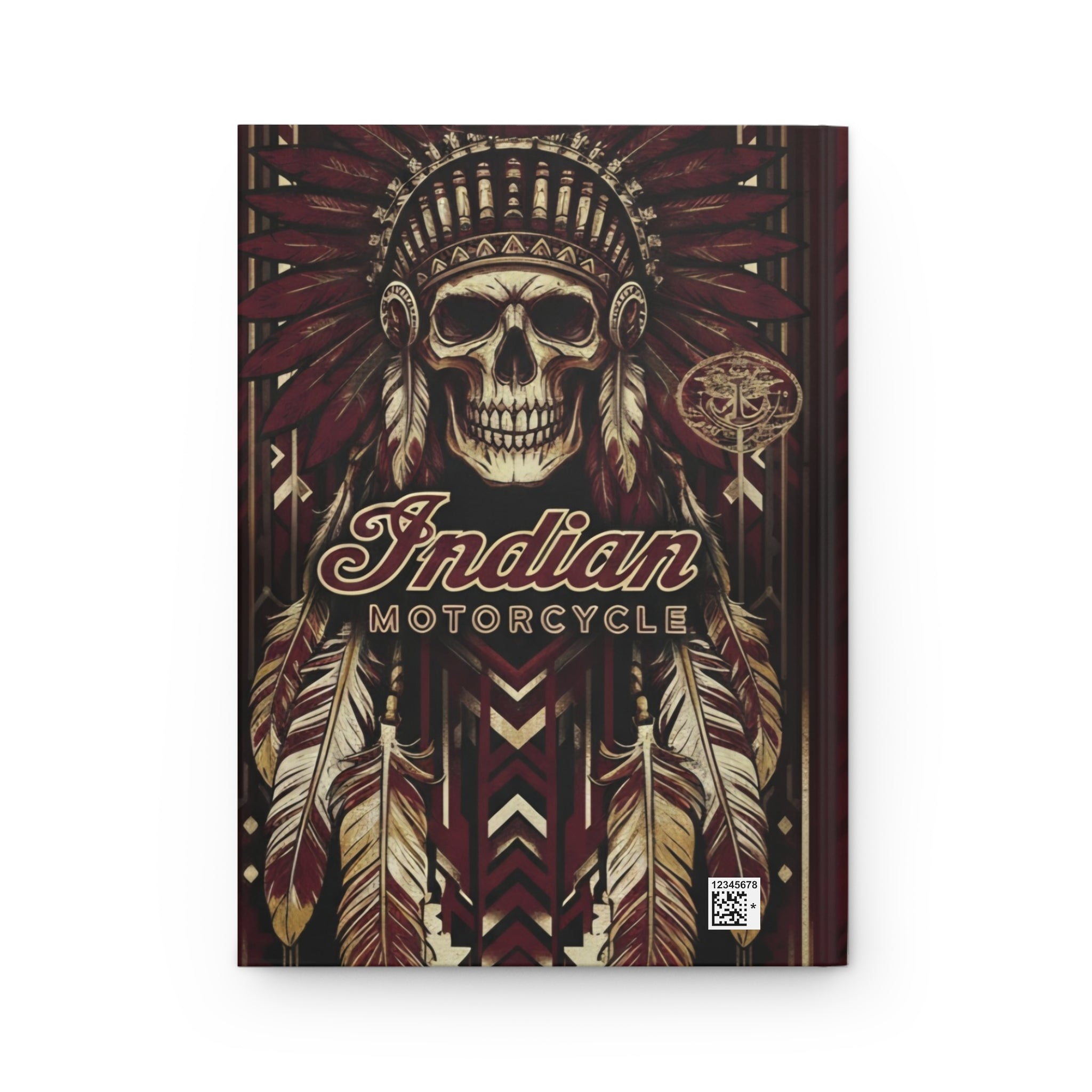Indian Motorcycle Hardcover Journal — Maintenance & Travel Log