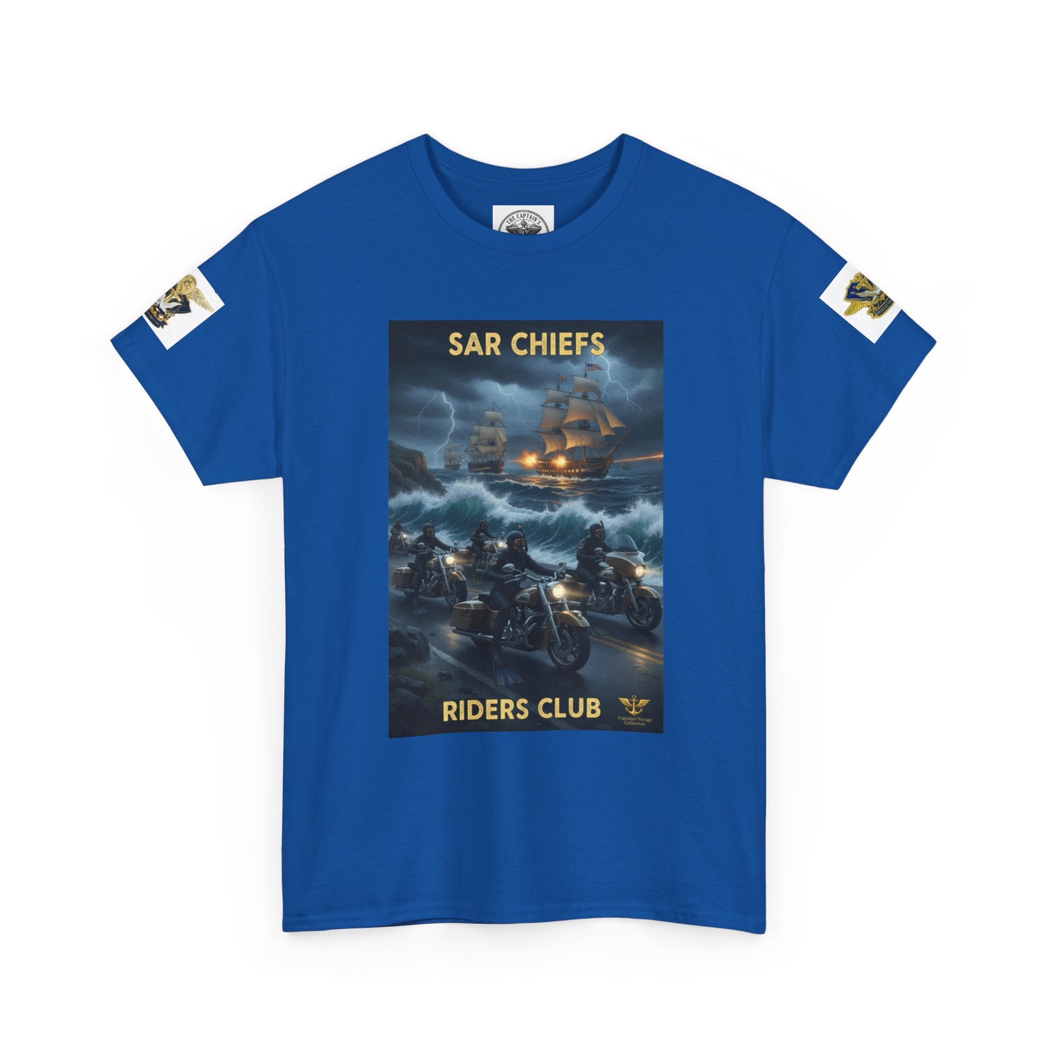 SAR Chiefs Riders Club Tee — NAS Pensacola Helicopter Rescue Graphic Shirt