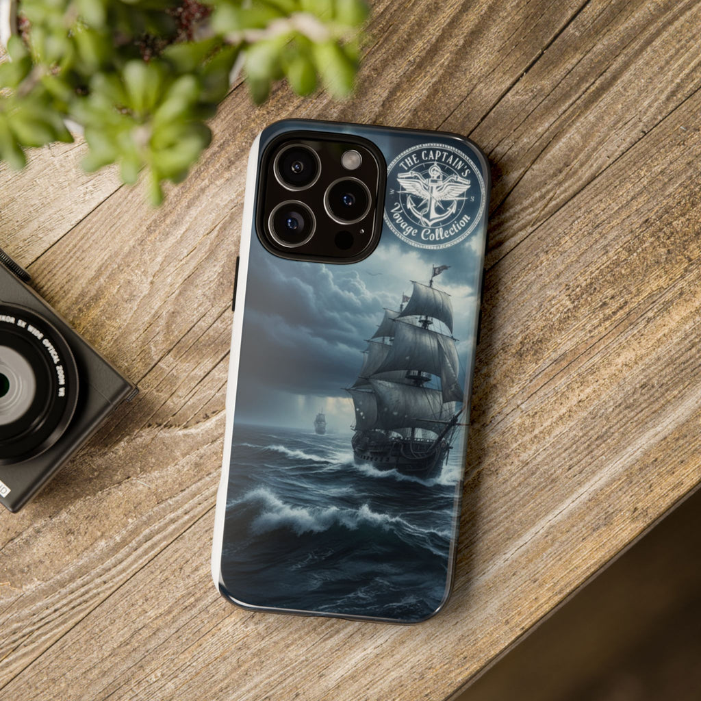 Stormy Seas Ship Phone Case – Nautical Pirate Sailing iPhone Cover