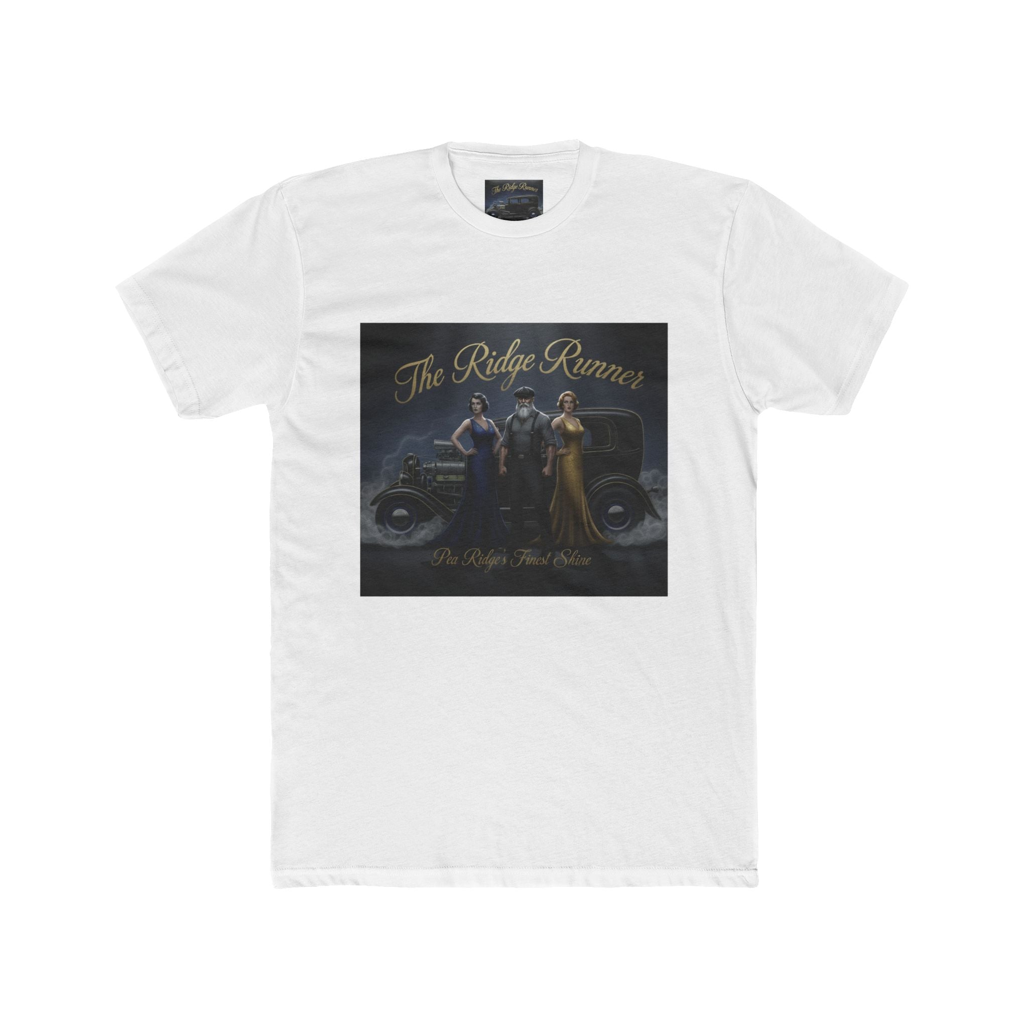 Vintage 'The Ridge Runners' Car Club Tee — Retro 1930s Hot Rod Graphic Shirt
