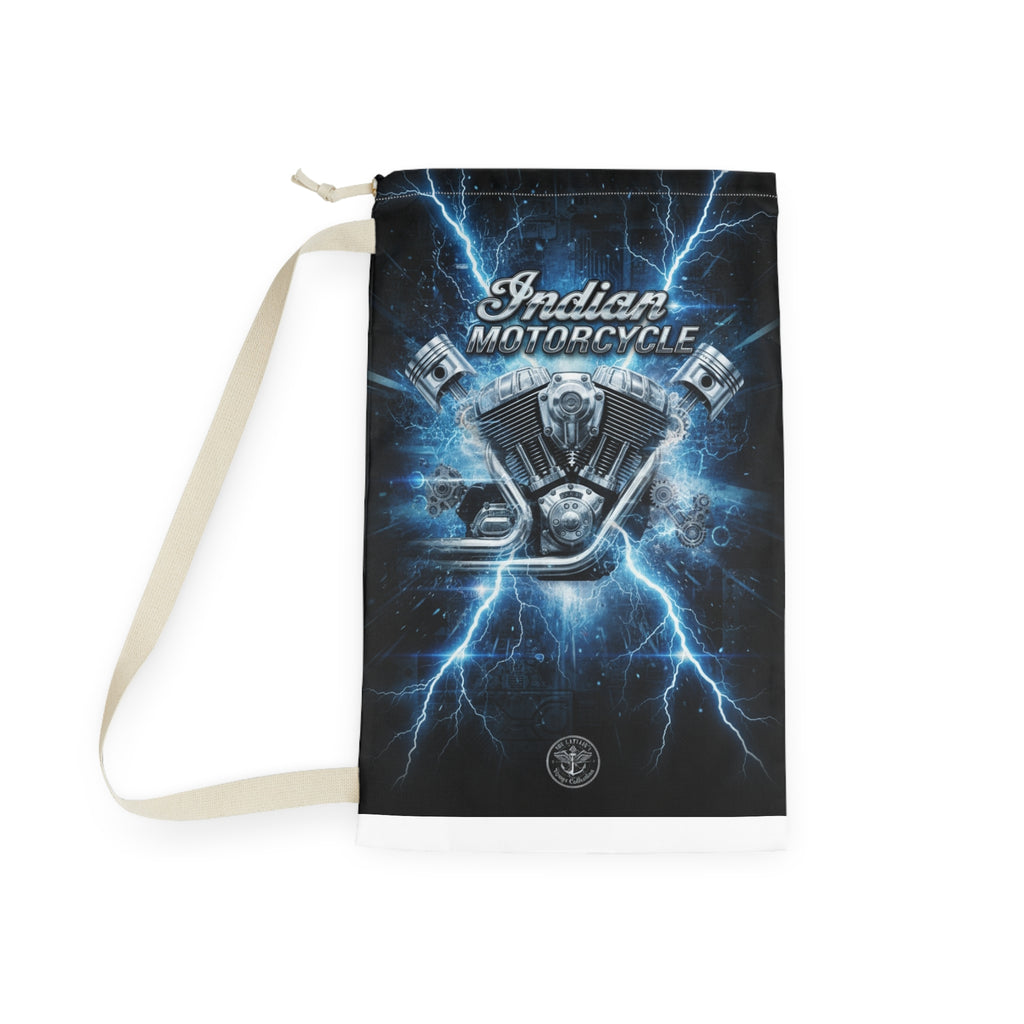 Indian Motorcycle Lightning Engine Laundry Bag