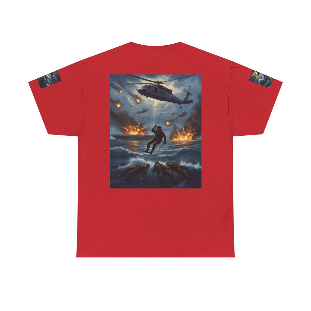 Rescue Mission Tee — Military Helicopter Search & Rescue Graphic T-Shirt