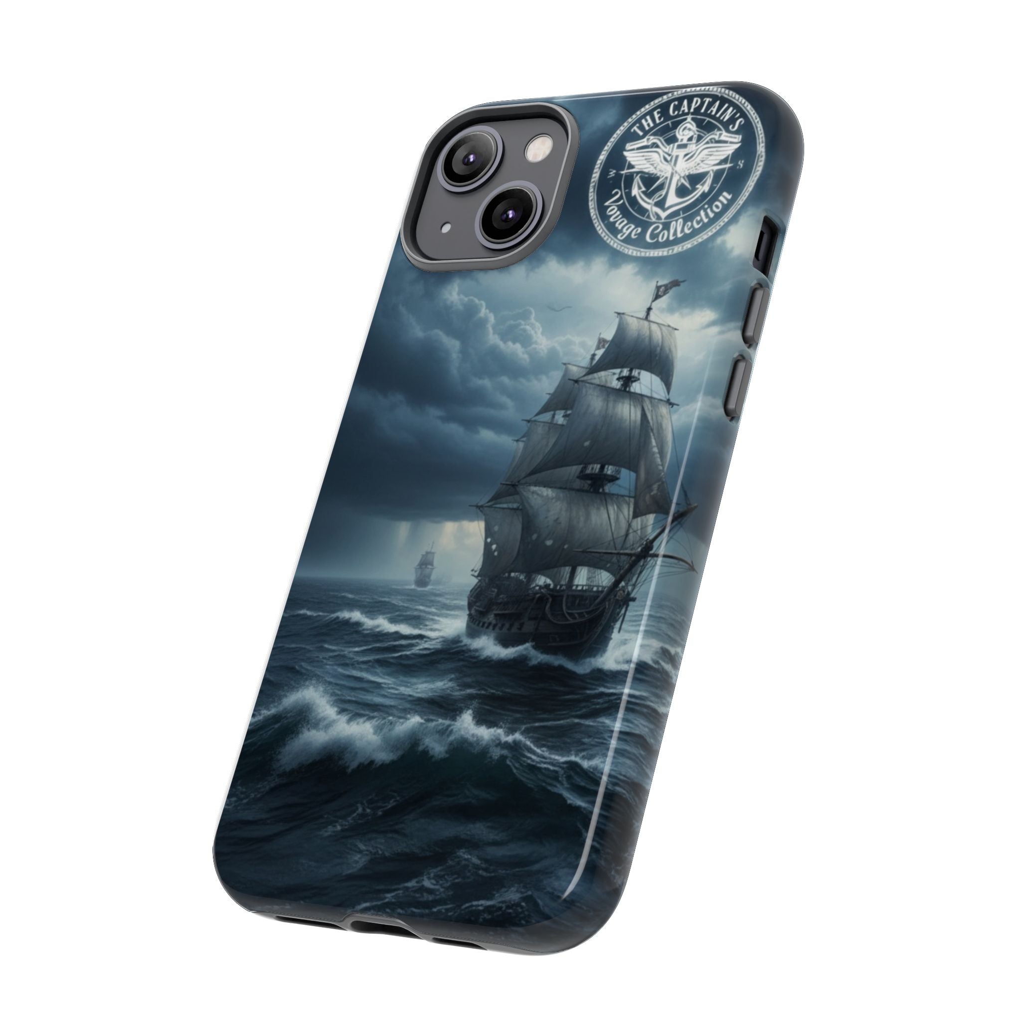 Stormy Seas Ship Phone Case – Nautical Pirate Sailing iPhone Cover
