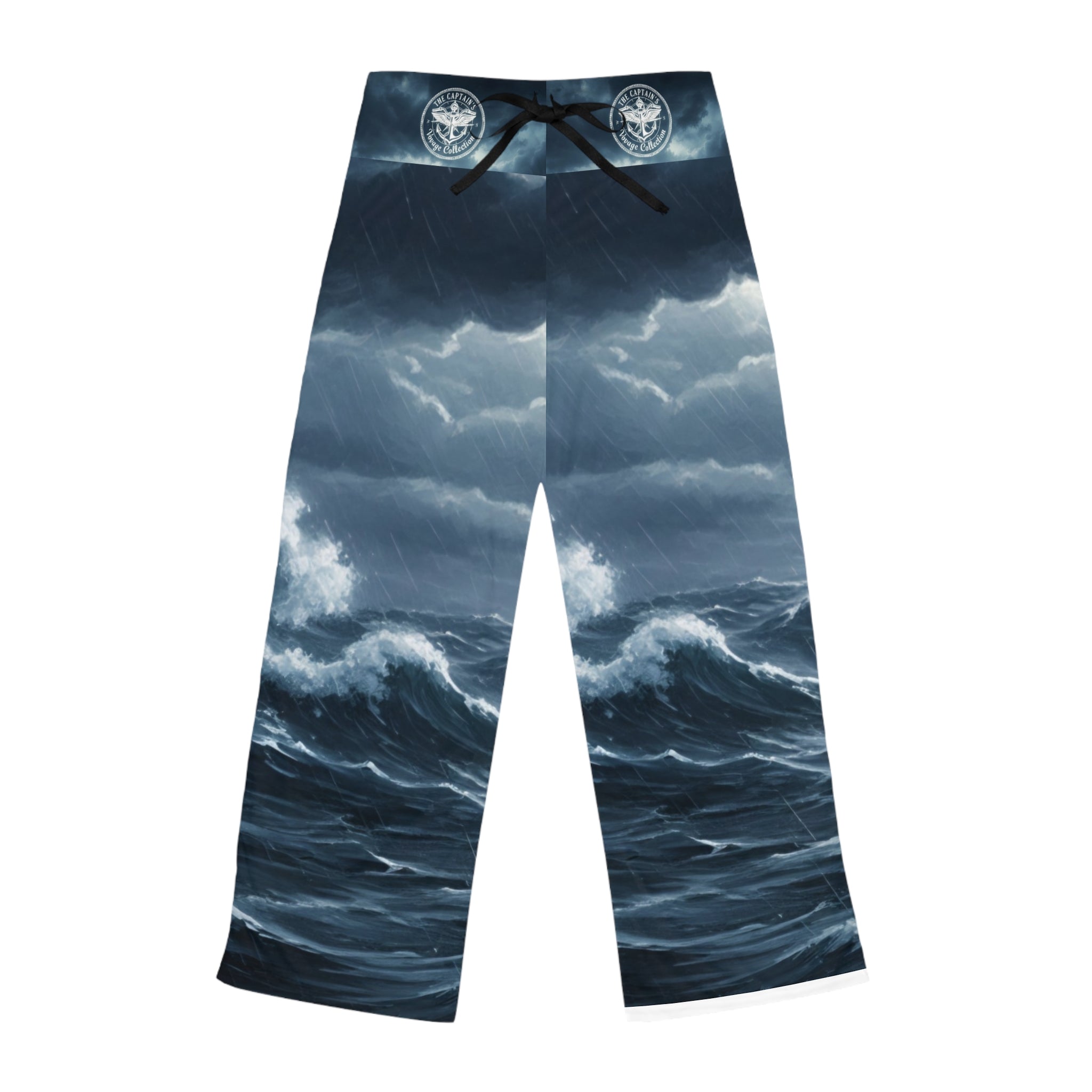 Ocean Storm Women's Pajama Pants — Cozy Nautical Sleep Lounge Pants