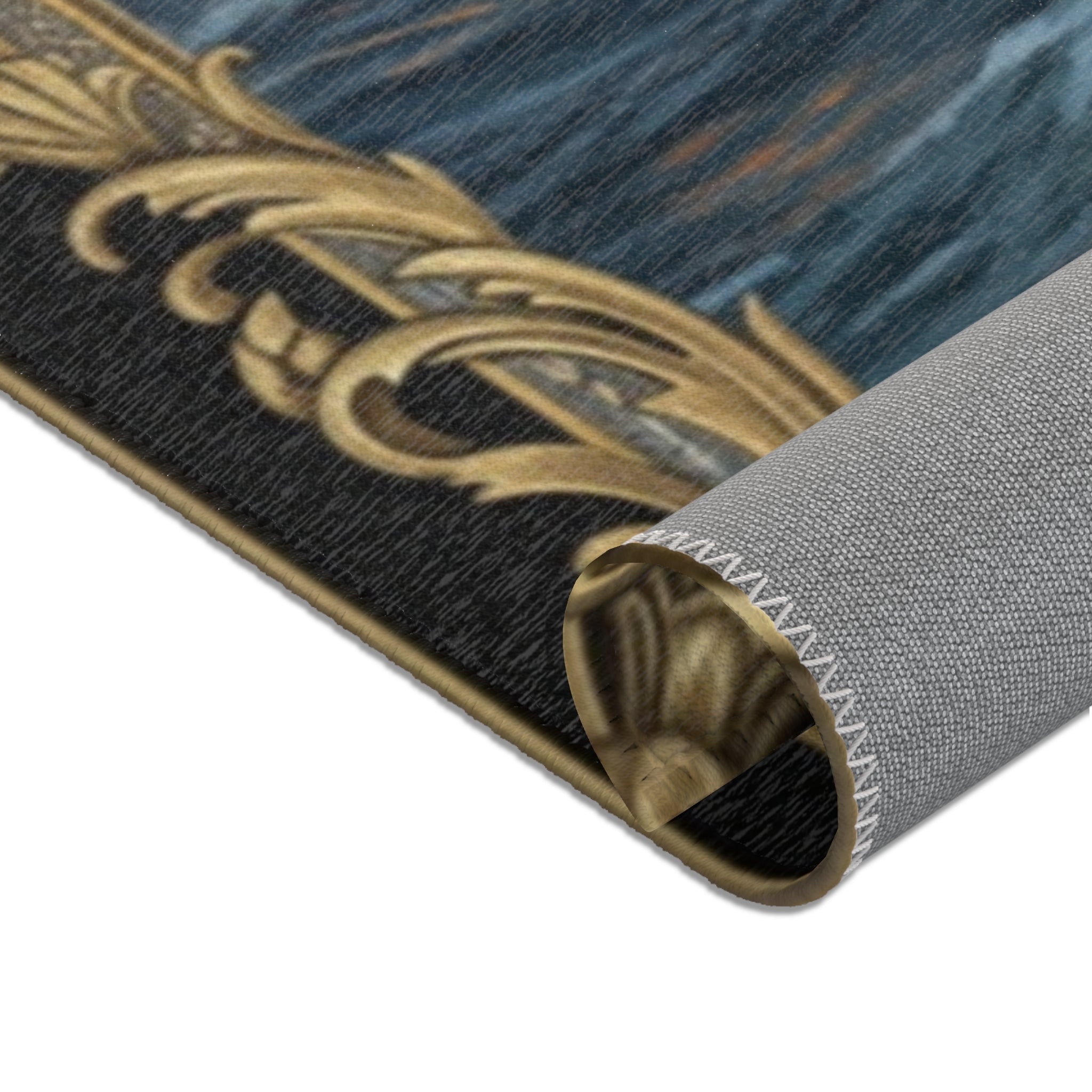 Rescue Scene Area Rug — "So Others May Live" Military Search & Rescue Decor