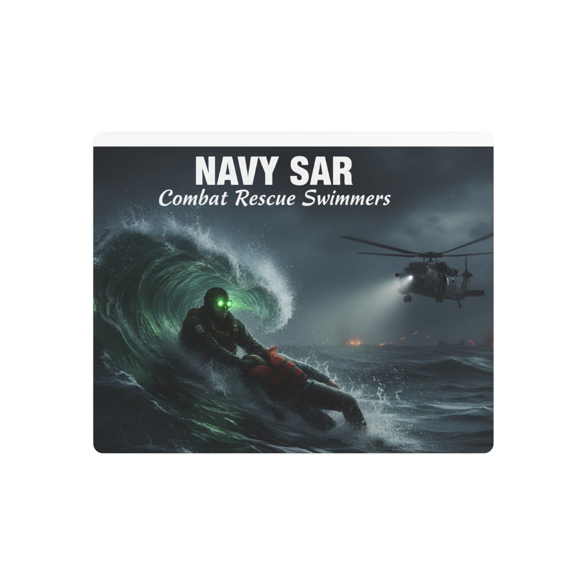 Metal Art Sign – Navy SAR Combat Rescue Swimmers Wall Plaque