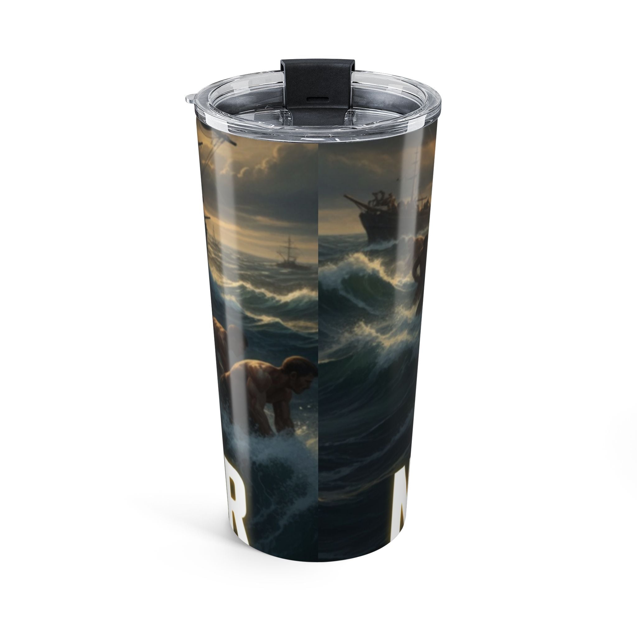 20oz Navy SEALs Combat Boat Stainless Tumbler — Military Veteran Pride Travel Mug