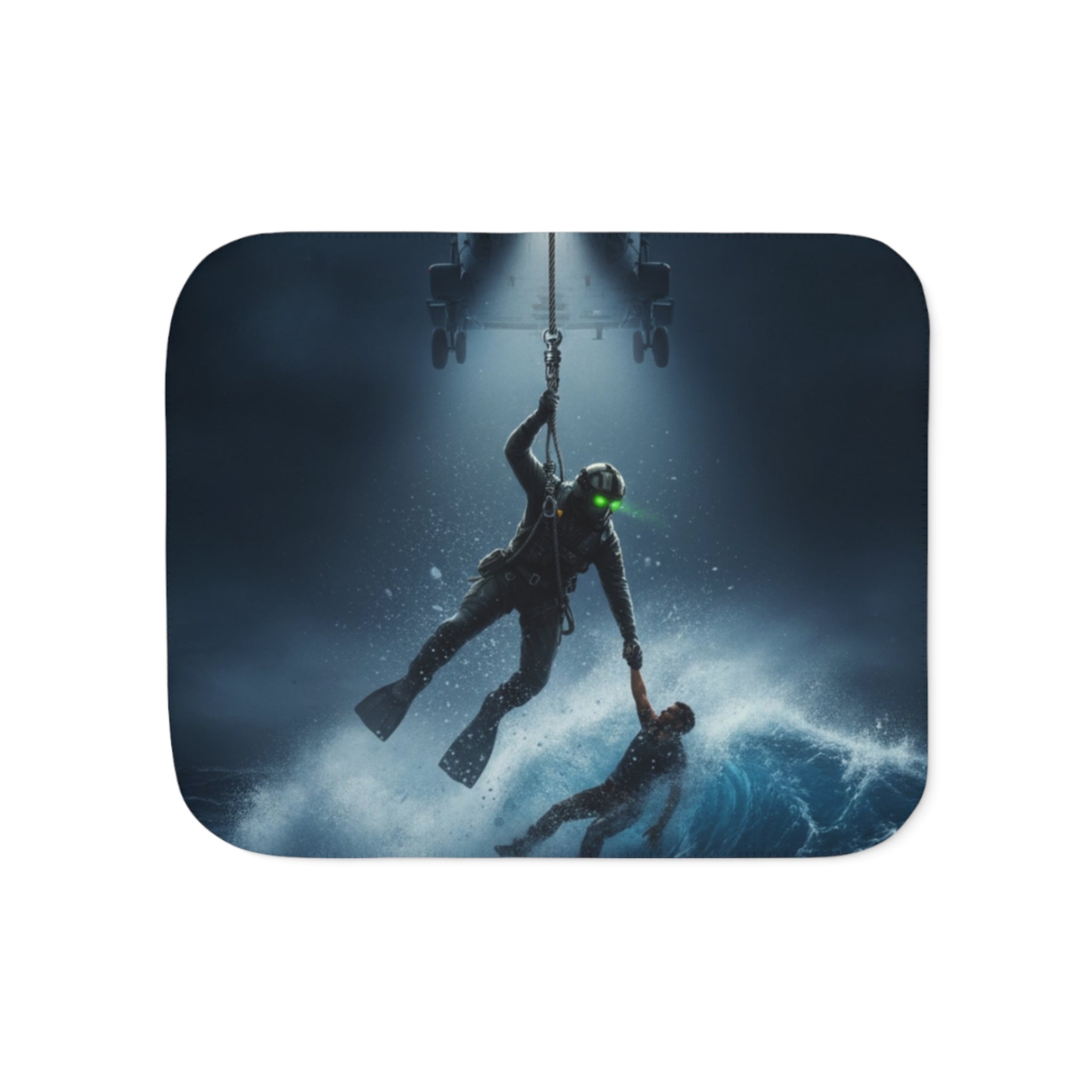 Sherpa Blanket — Rescue Diver Helicopter Search & Sea Rescue Throw