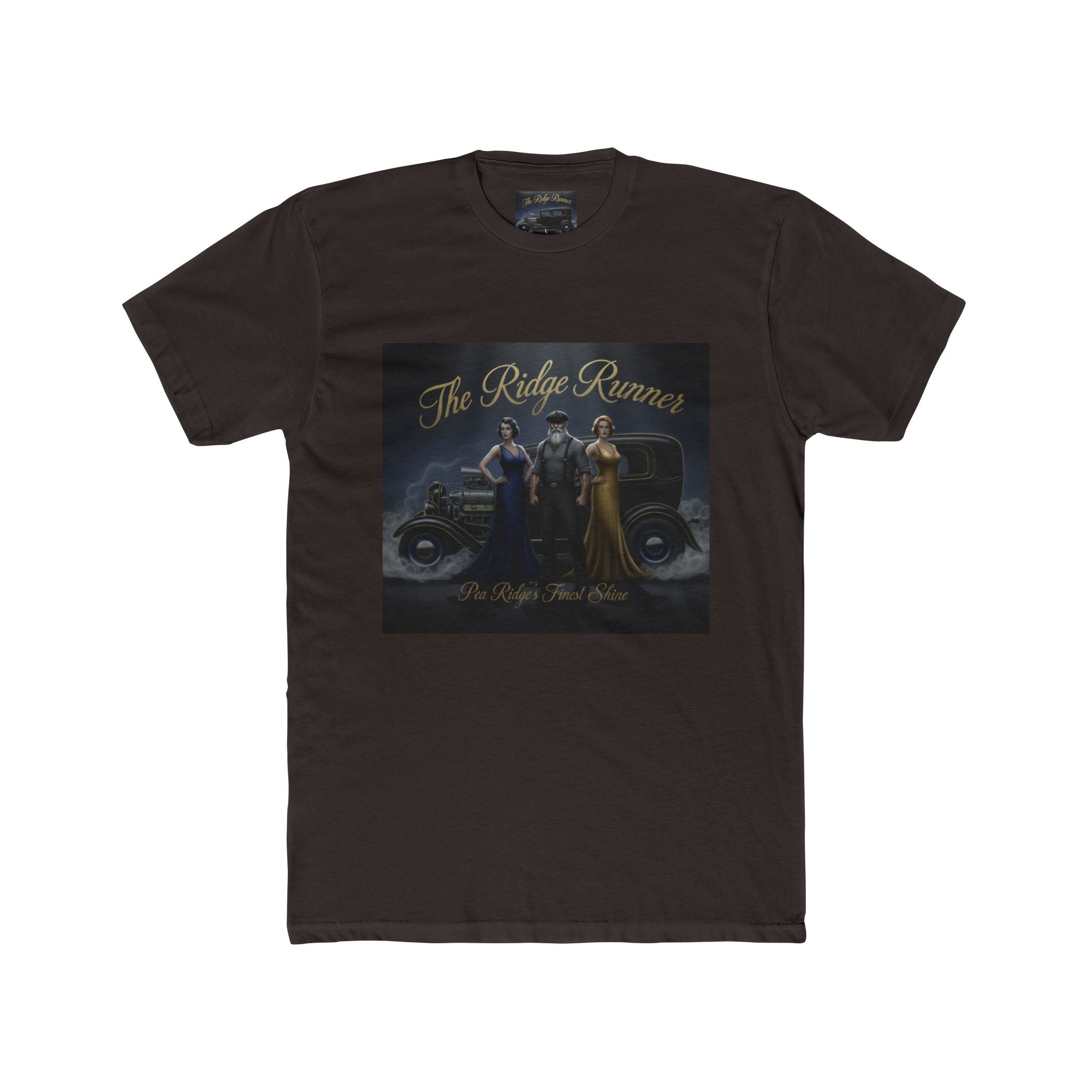 Vintage 'The Ridge Runners' Car Club Tee — Retro 1930s Hot Rod Graphic Shirt