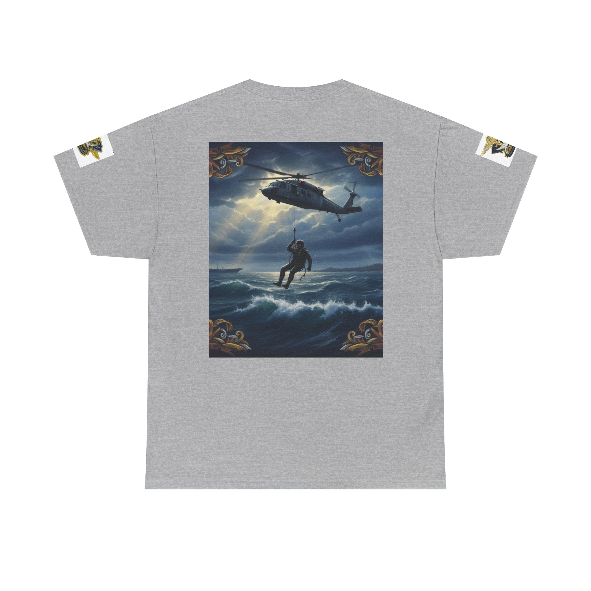 Military Rescue Crew T-Shirt — SAR Chiefs Riders Club Graphic Tee