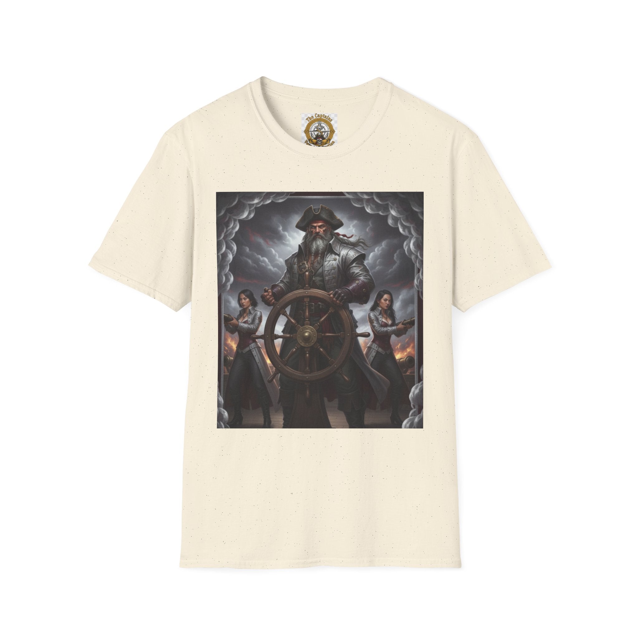 Pirate Captain T-Shirt — Vintage Nautical Adventure Graphic Tee