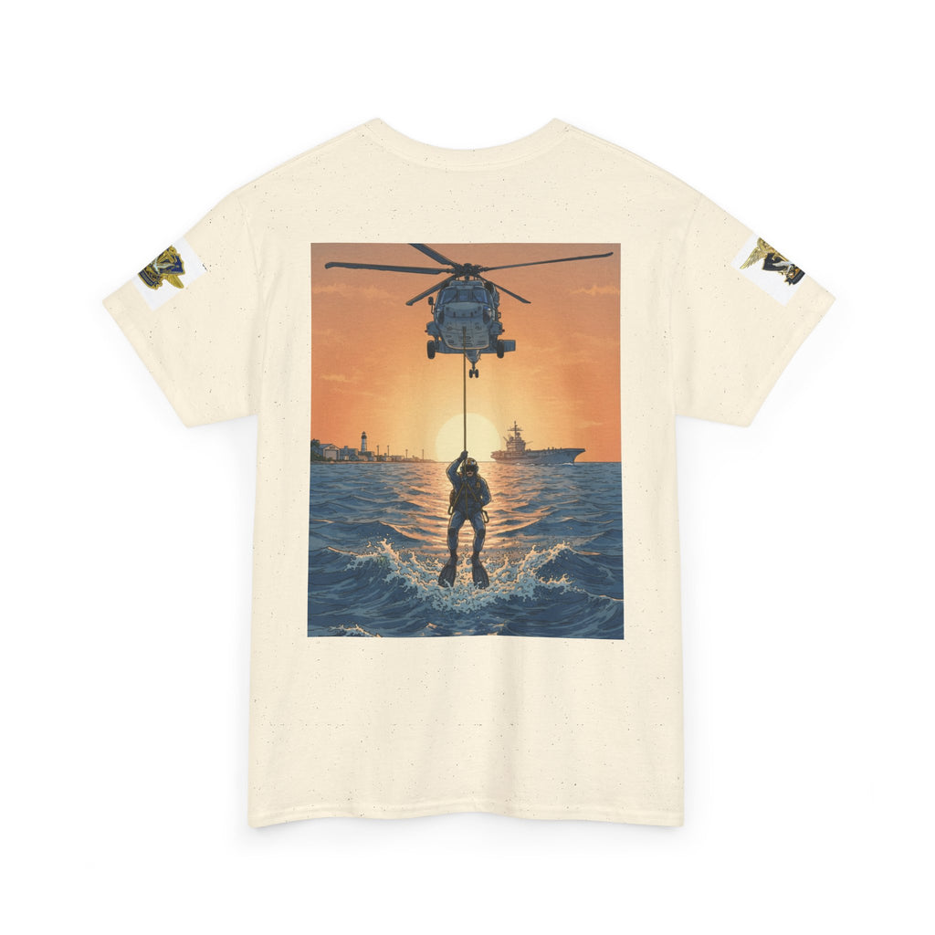 Military Rescue Riders Club T‑Shirt — SAR Chiefs Helicopter Tee