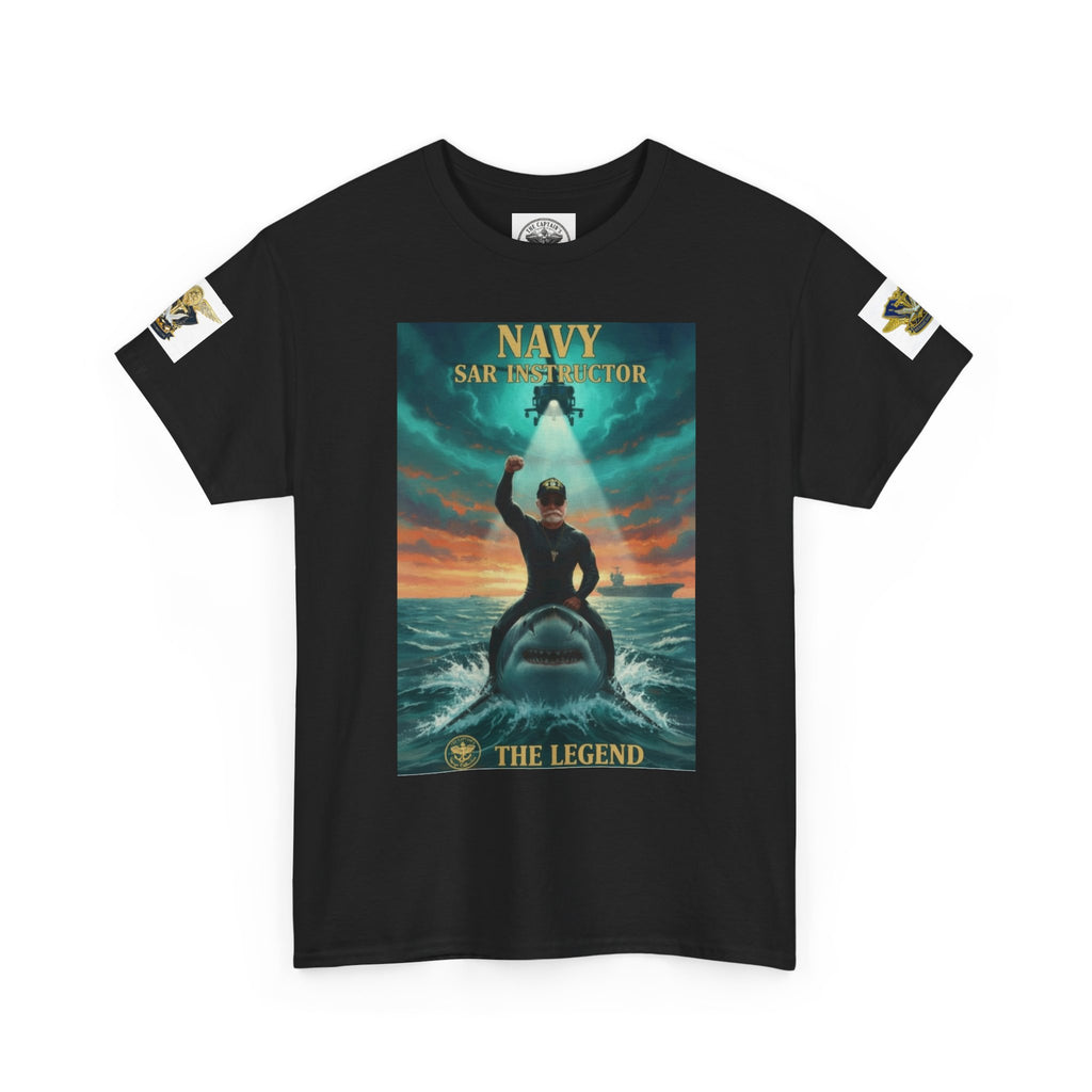 Navy SAR Helicopter Rescue Tee — "The Legend" Search & Rescue Tribute