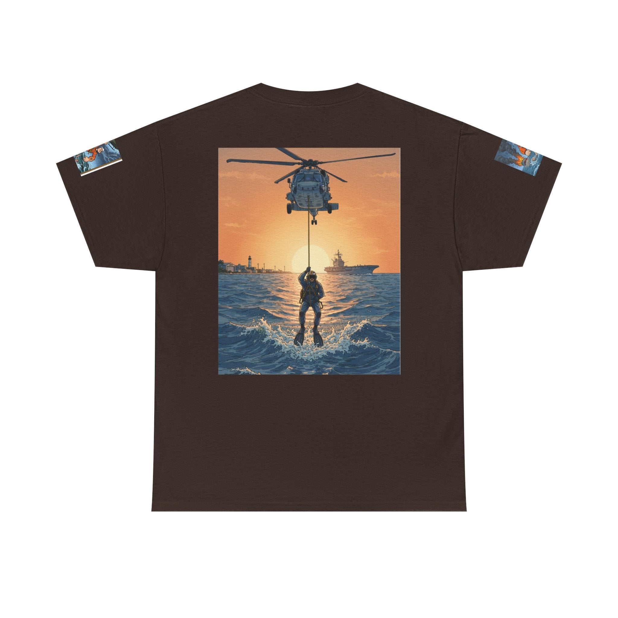 Rescue Swimmer Tee — NAS Pensacola Search & Rescue Helmet Tag T-Shirt