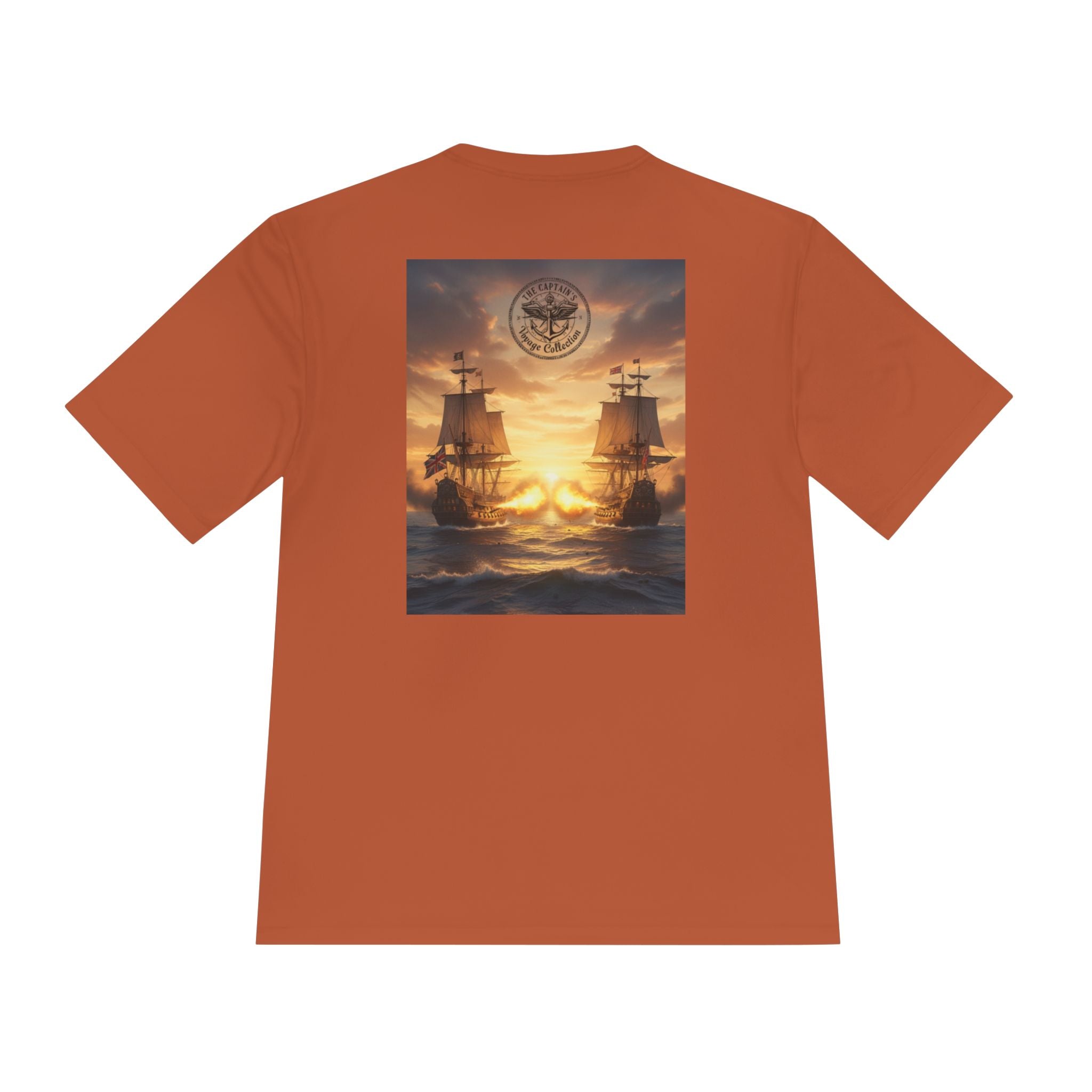 Captain's Voyage Graphic Tee – Nautical Pirate Ship T-Shirt