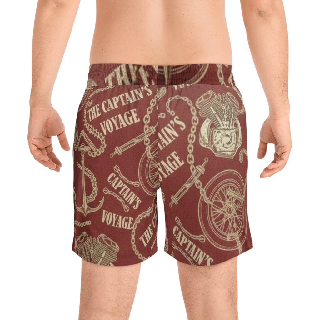 Men's Mid-Length Swim Shorts (AOP)