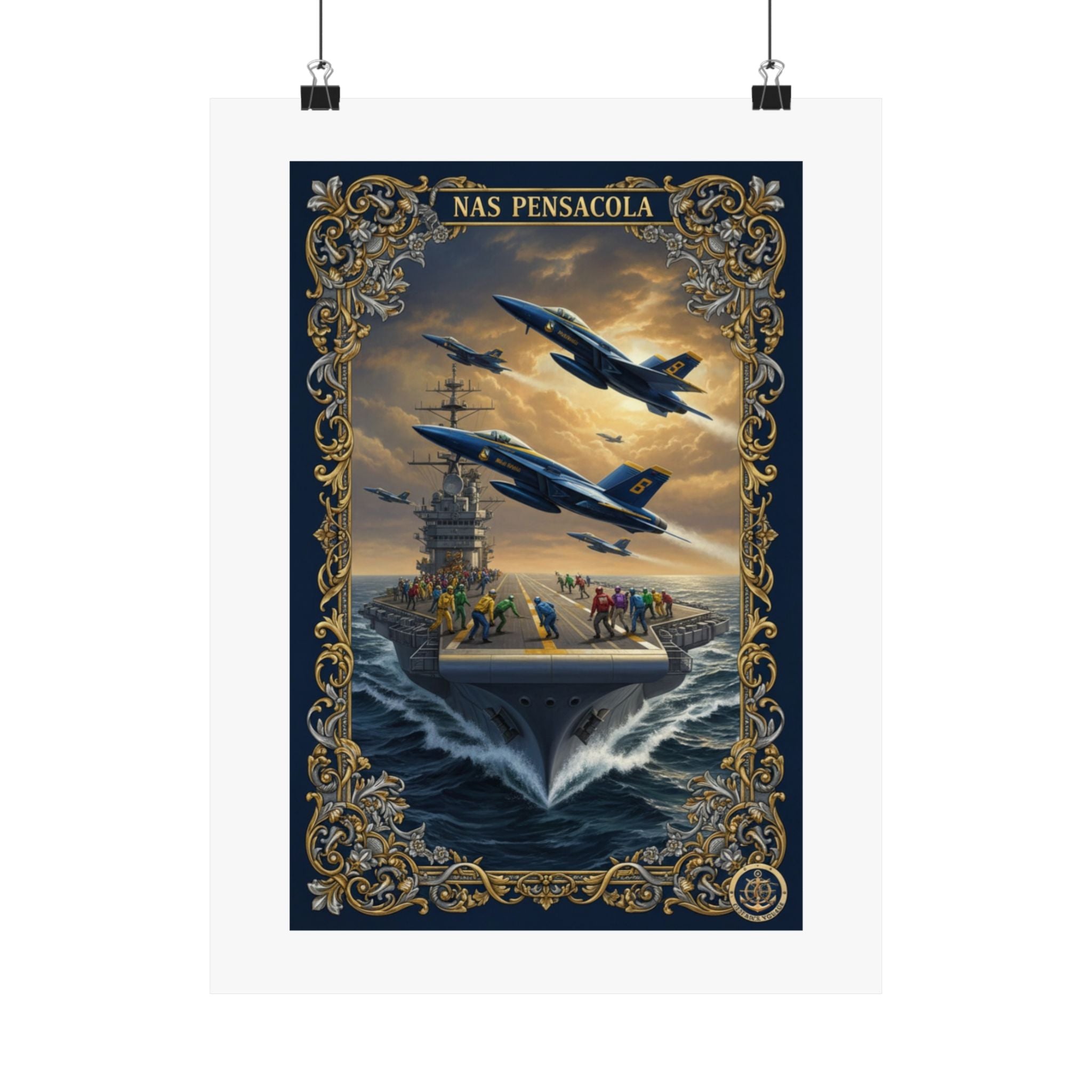 Matte Poster — NAS Pensacola Blue Angels Aviation Art