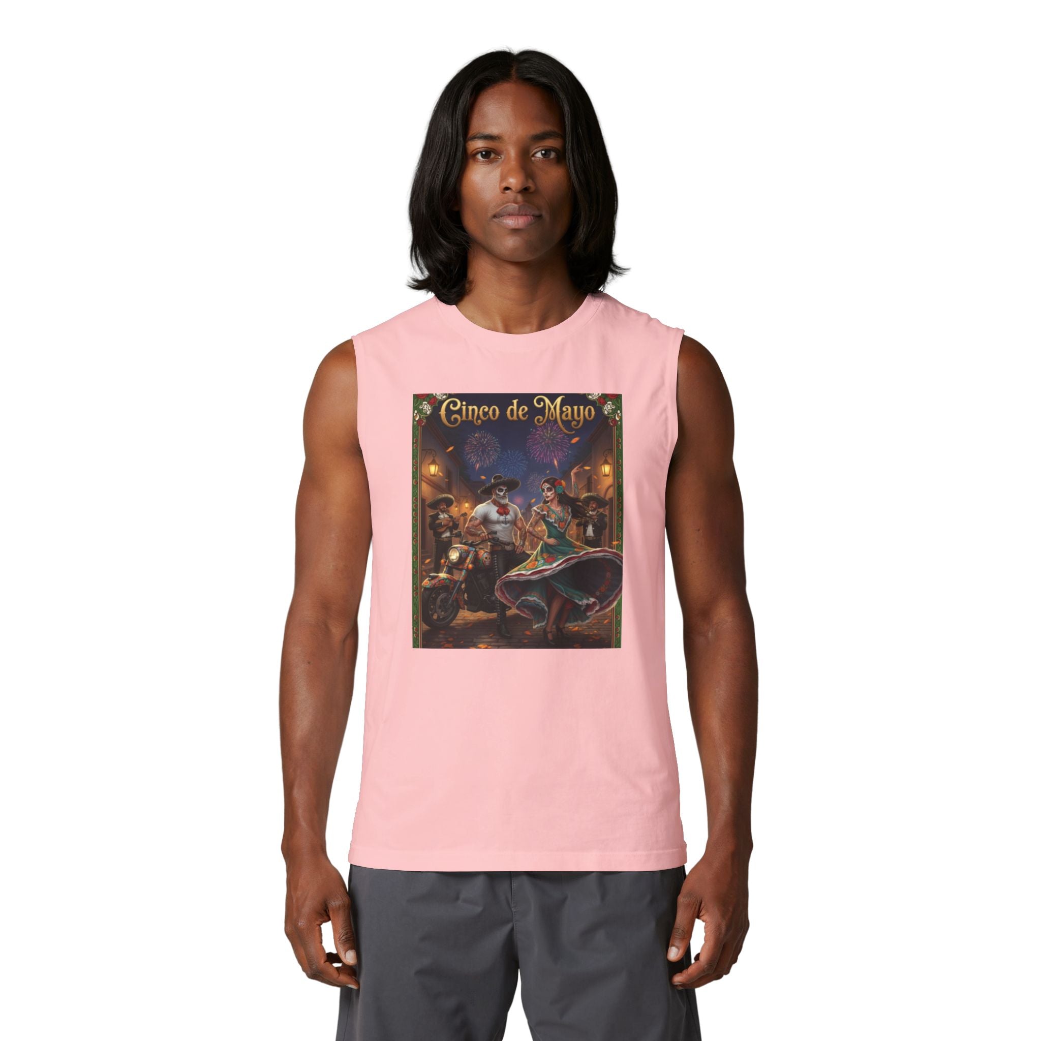 Cinco de Mayo Muscle Tank — Festive Mexican Dance Day Tank Top