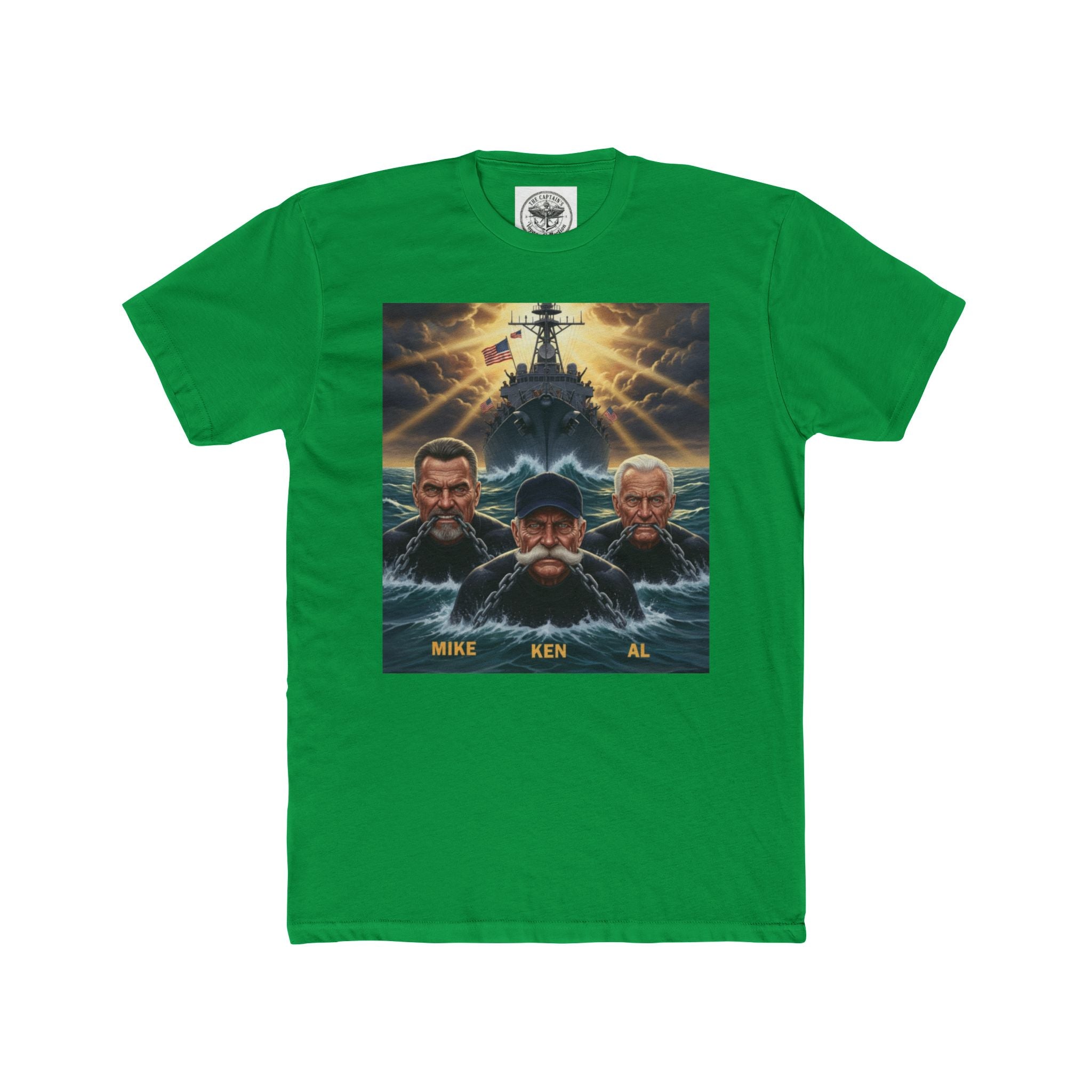 Shark Attack Movie Poster T-Shirt — Retro Action Film Tee (Mike Ken Al)