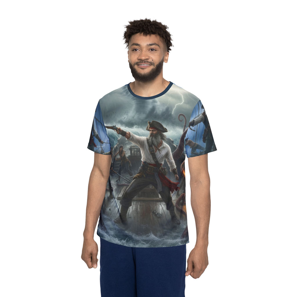 Pirate Captain All-Over Print Jersey — Kraken Battle Tee