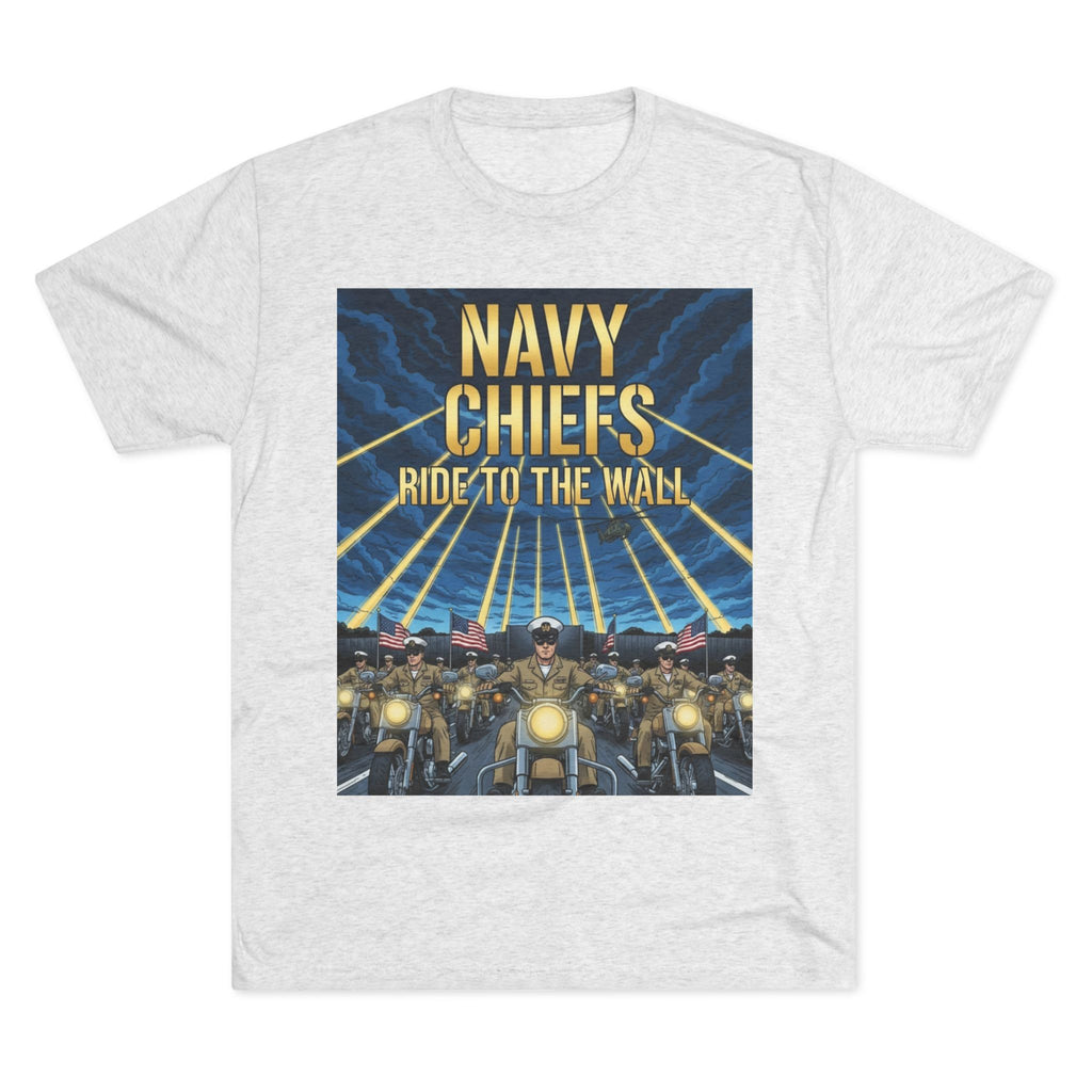 Navy Chiefs Ride to the Wall T-Shirt — "2nd Option... FAFO" Veteran Tribute Tee