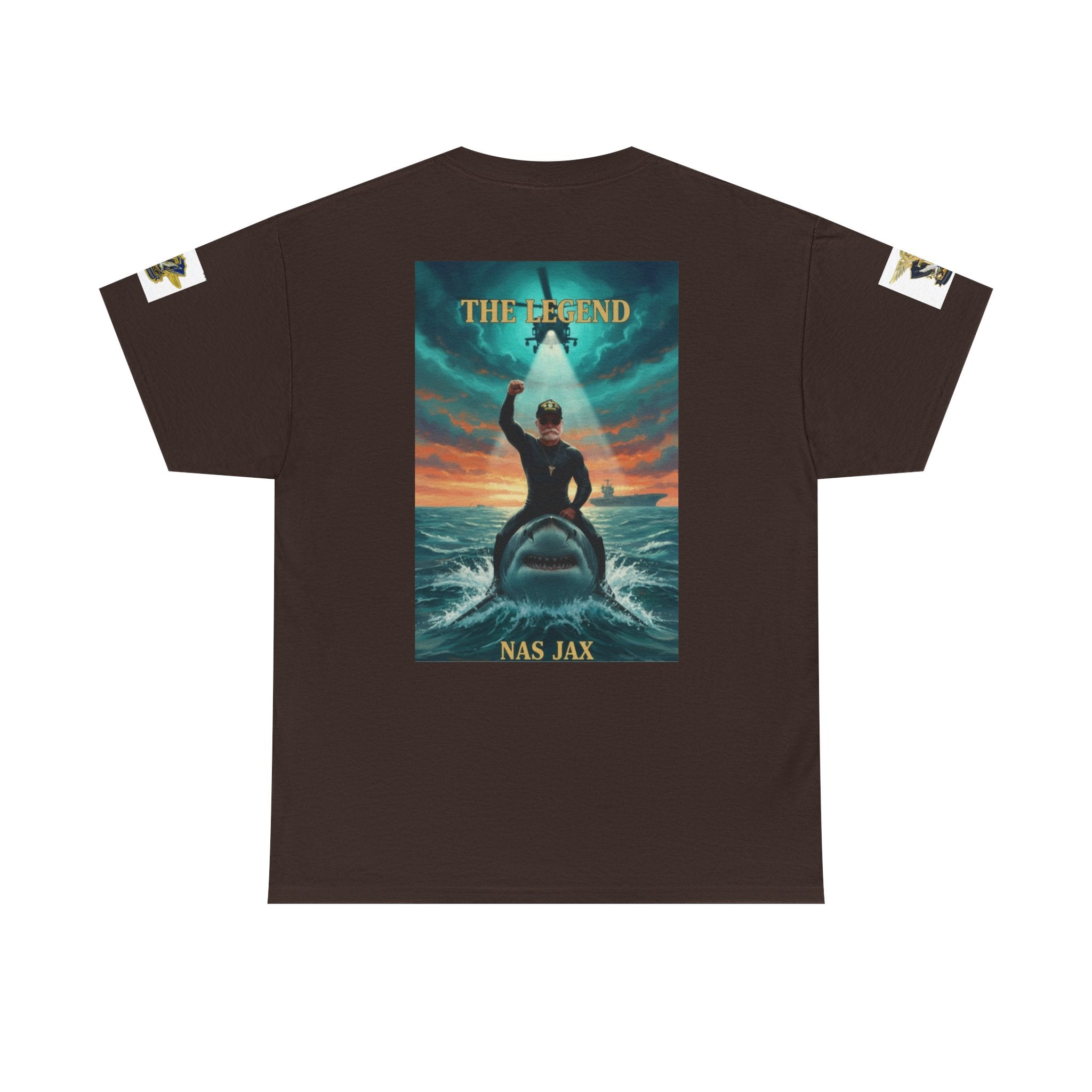 Navy SAR Helicopter Rescue Tee — "The Legend" Search & Rescue Tribute