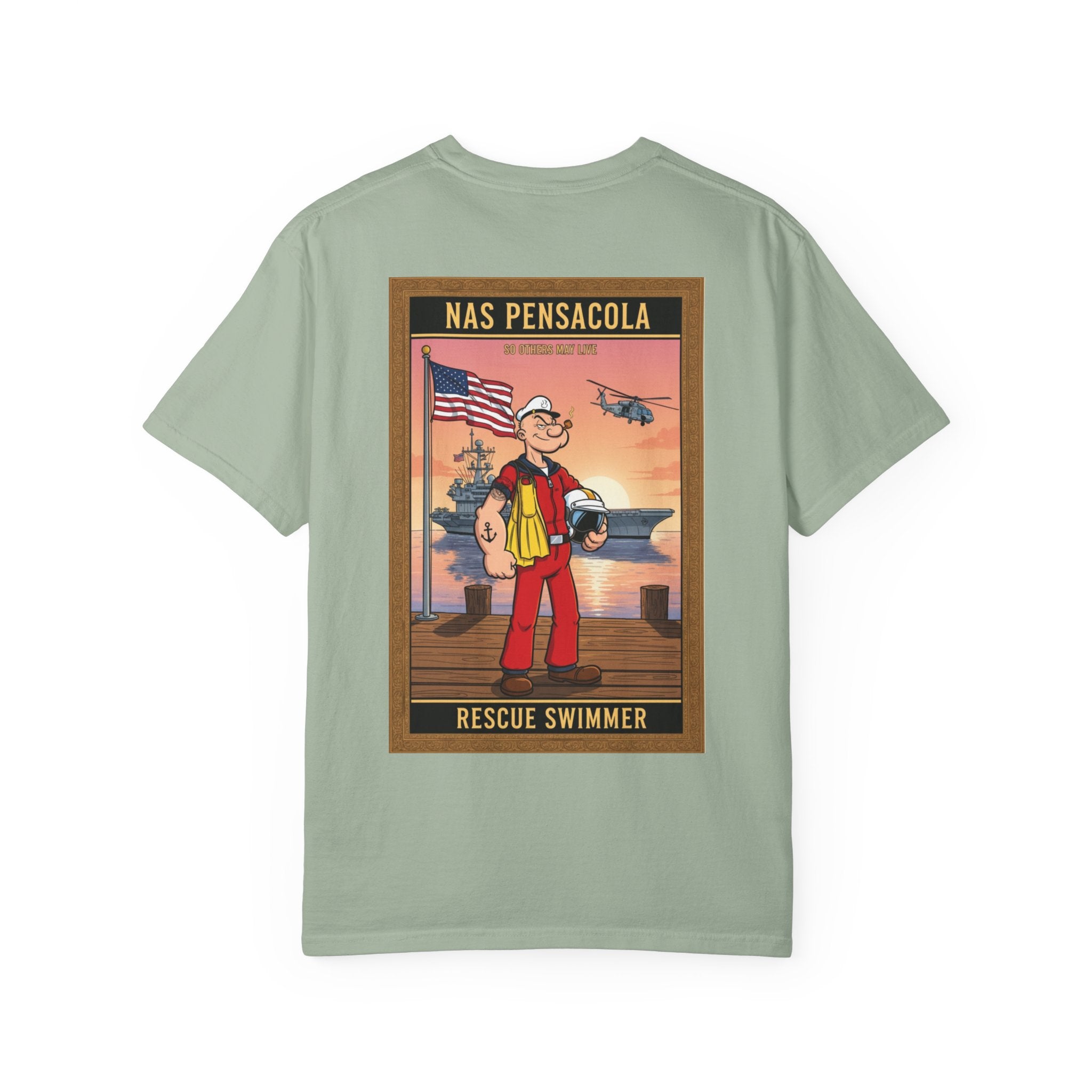 Rescue Swimmer T-Shirt – NAS Pensacola Vintage Lifesaver Tee