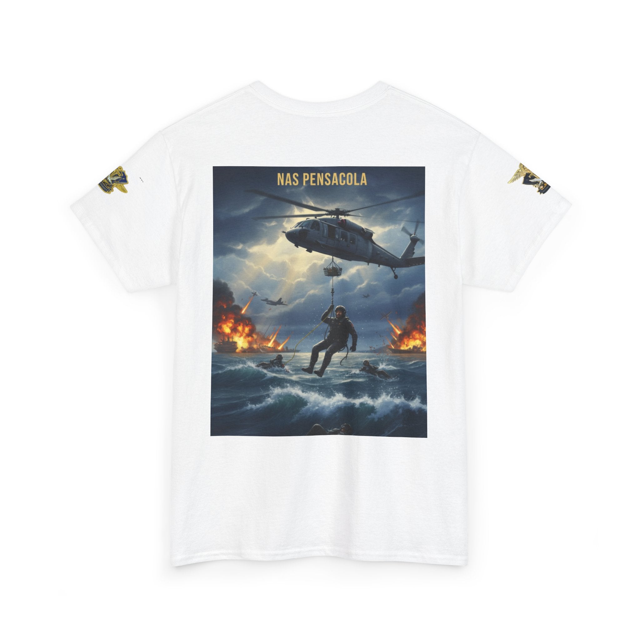 SAR Chiefs Riders Club Tee — NAS Pensacola Helicopter Rescue Graphic Shirt