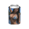 Bikini Pinup Can Cooler - Sexy Swimsuit Drink Koozie