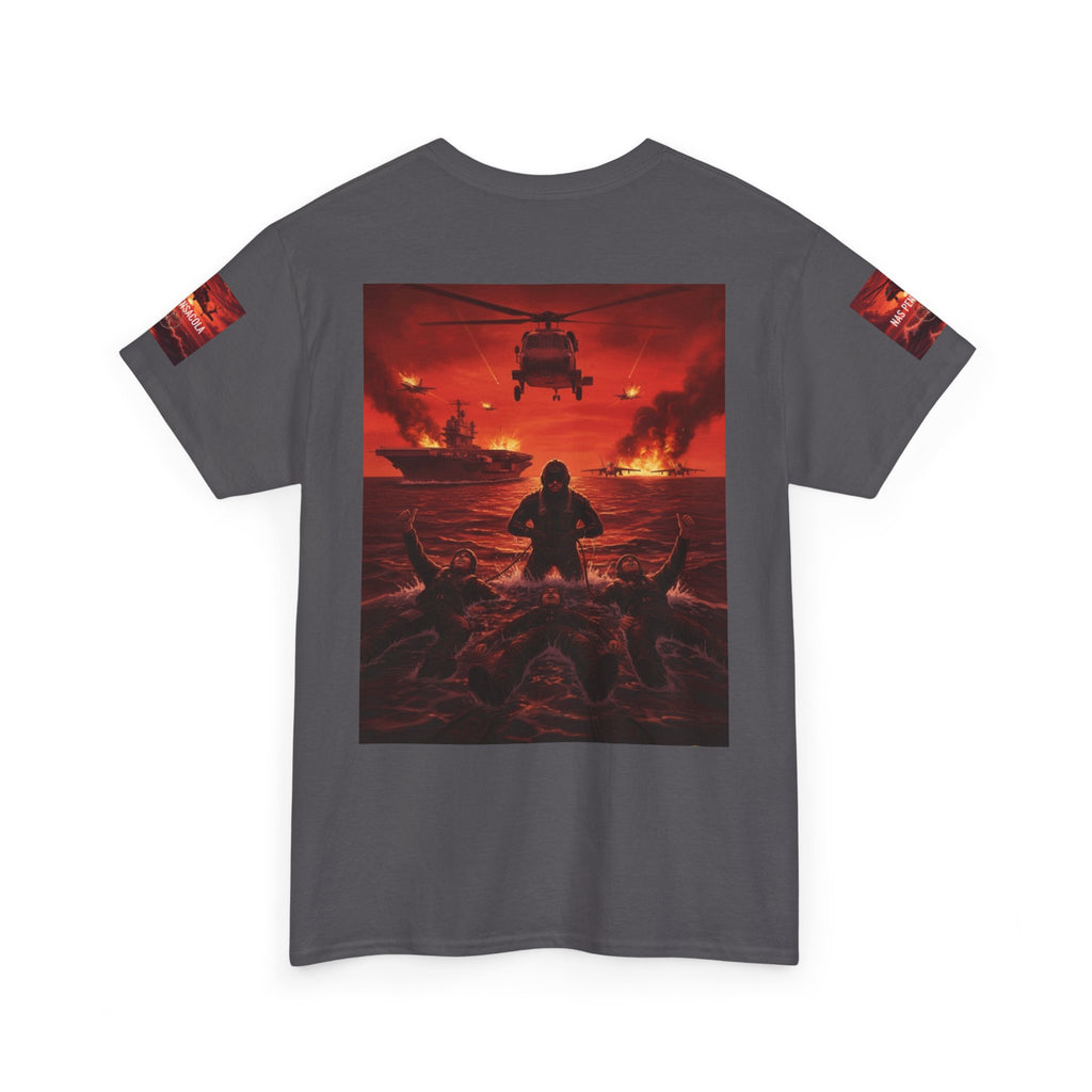 Rescue Swimmer Graphic Tee — NAS Pensacola Military Helicopter Design