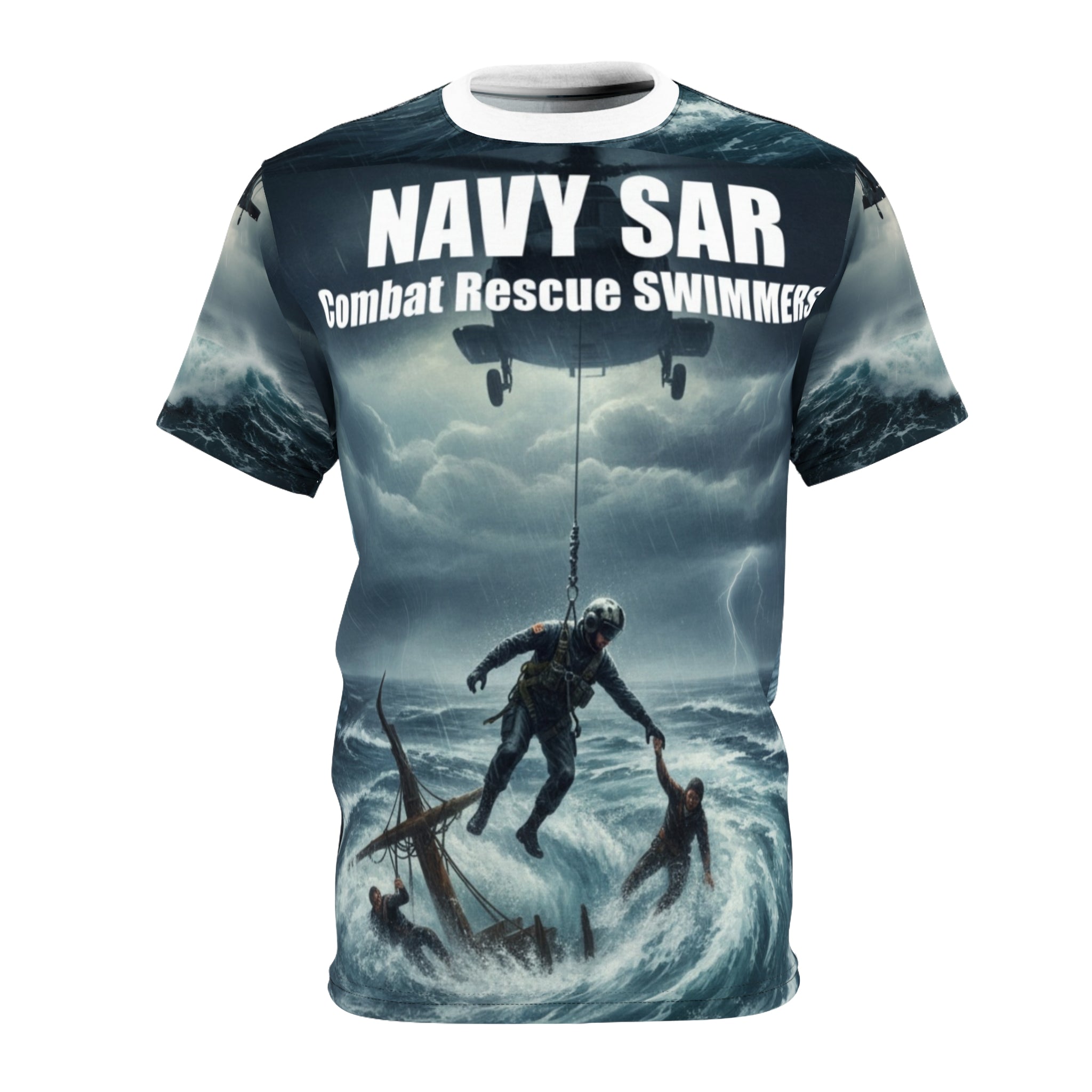 Navy SAR Combat Rescue Swimmers Graphic Tee