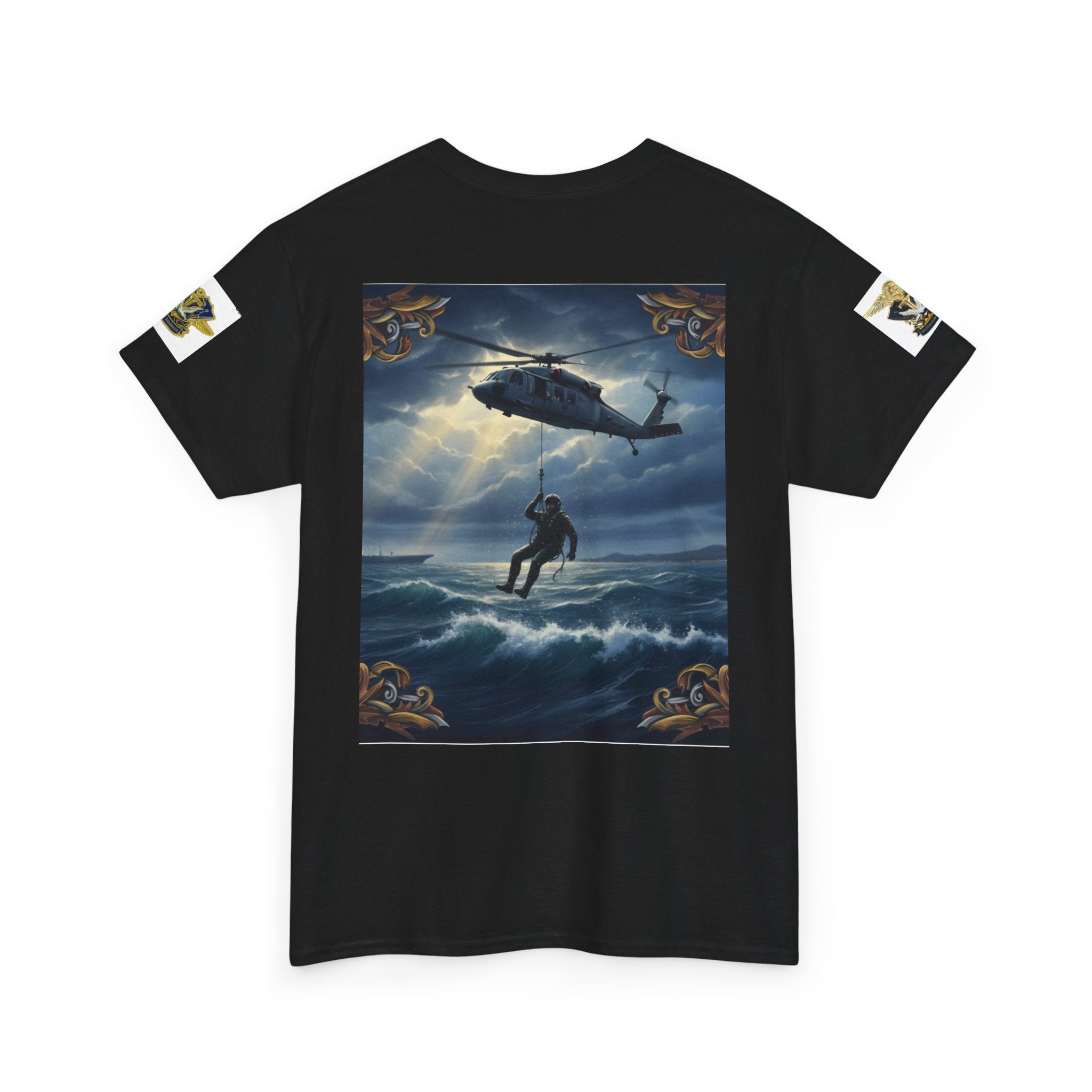 Military Rescue Crew T-Shirt — SAR Chiefs Riders Club Graphic Tee