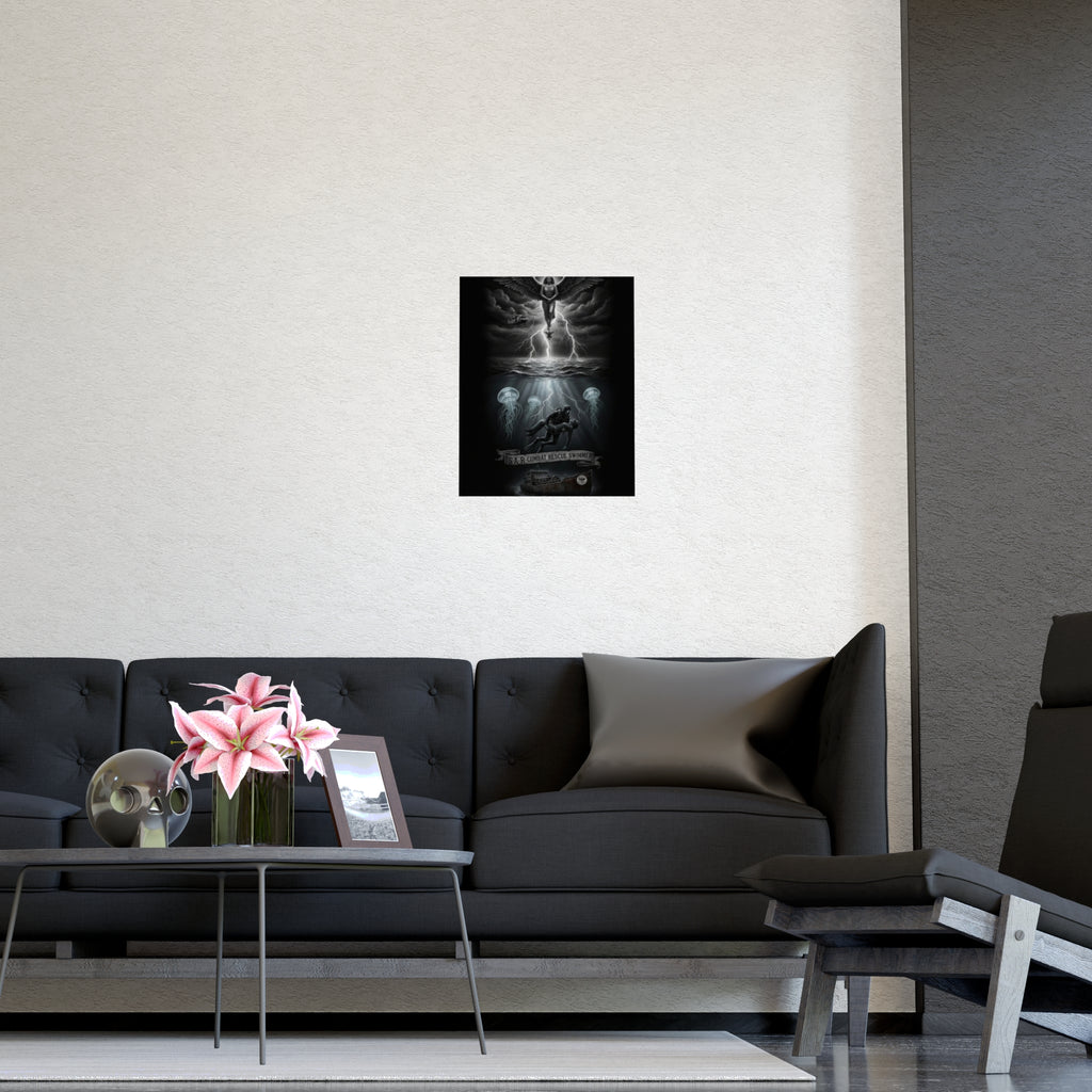 Matte Poster — USAR Combat Rescue Swimmer Memorial (Vertical/Horizontal)
