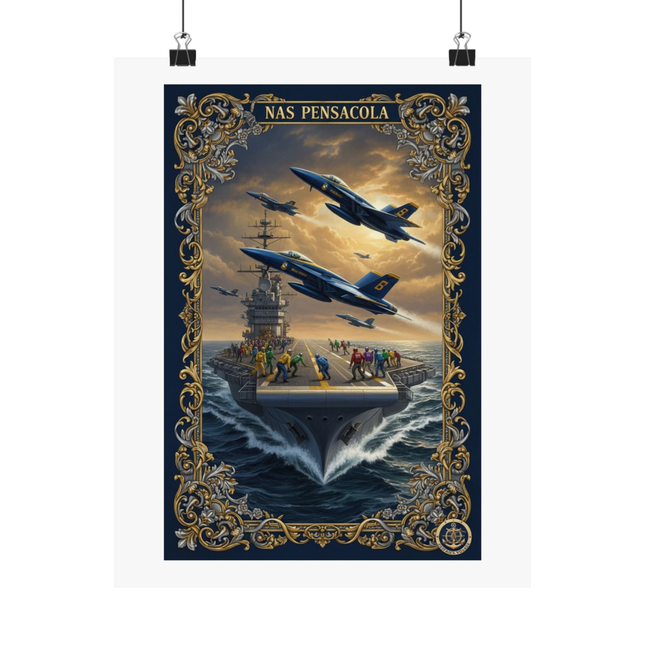 Matte Poster — NAS Pensacola Blue Angels Aviation Art