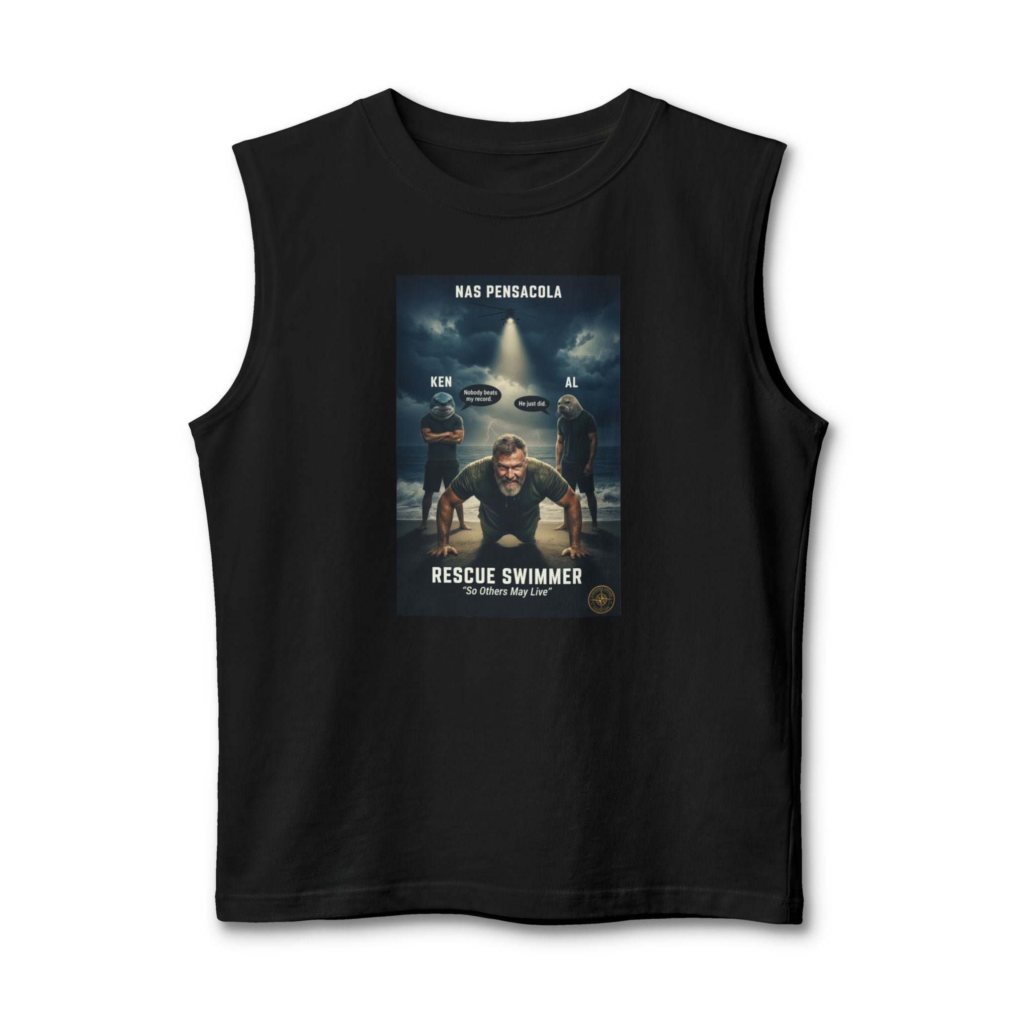 Rescue Swimmer Muscle Tank — Military Search & Rescue Tribute
