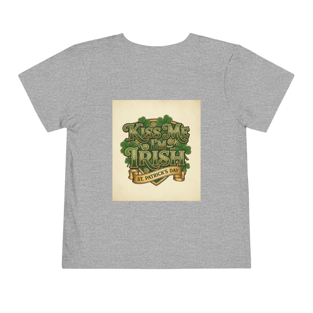 Toddler Tee — "Kiss Me I'm Irish" St. Patrick's Day Shirt