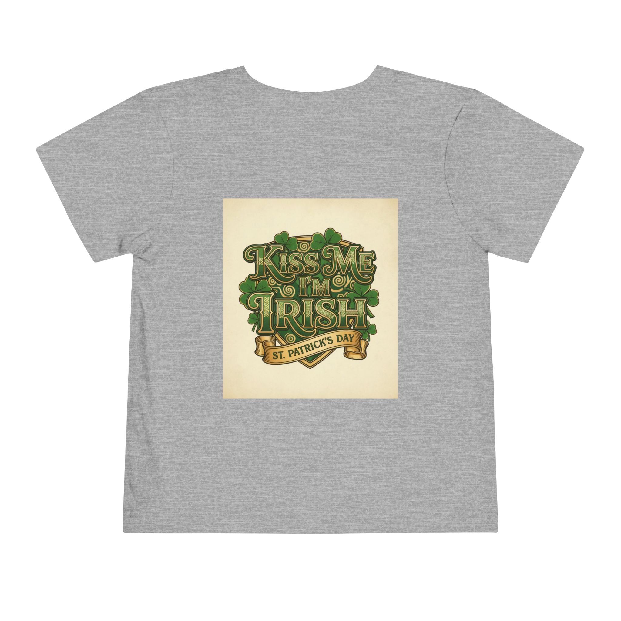Toddler Tee — "Kiss Me I'm Irish" St. Patrick's Day Shirt