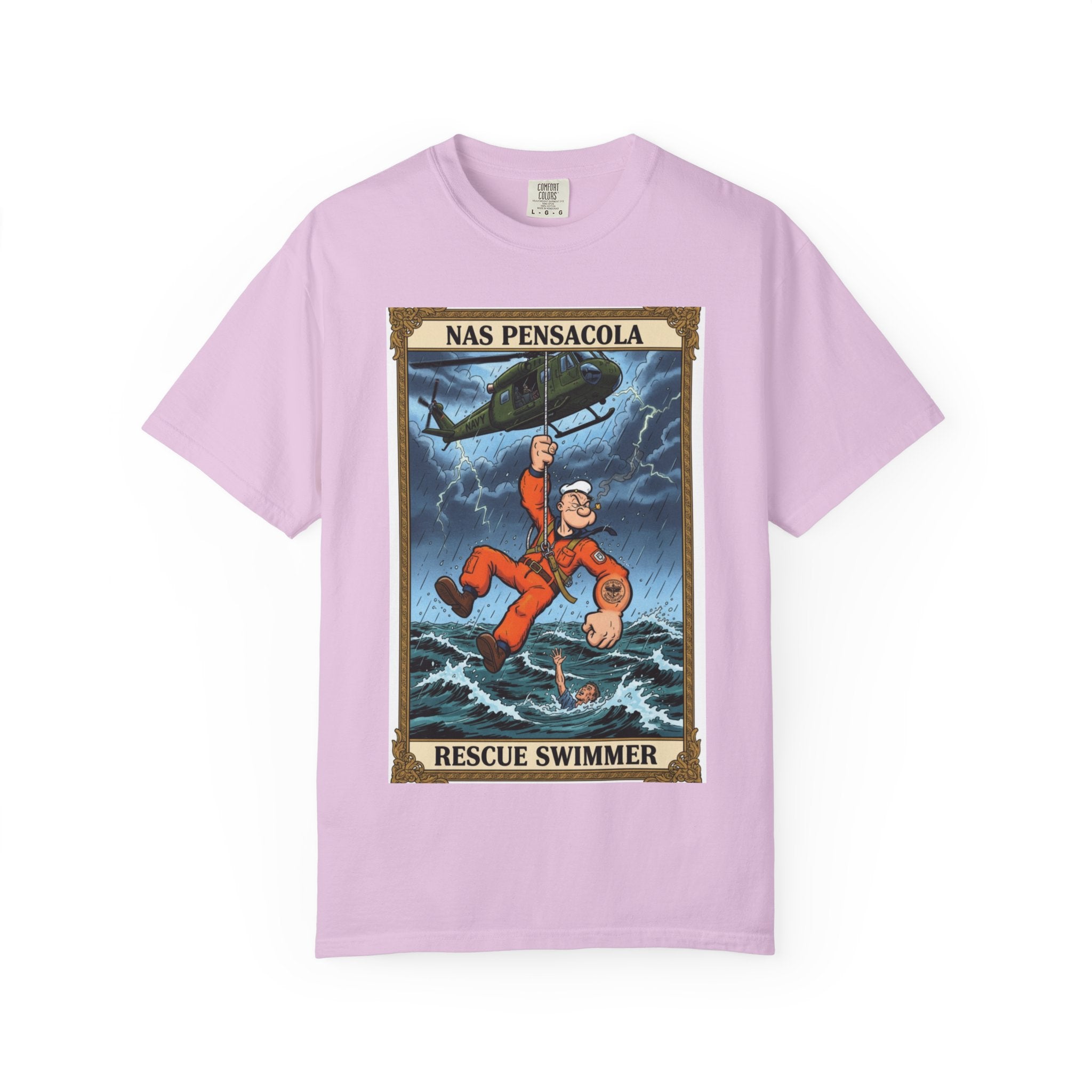 Rescue Swimmer T-Shirt – NAS Pensacola Vintage Lifesaver Tee
