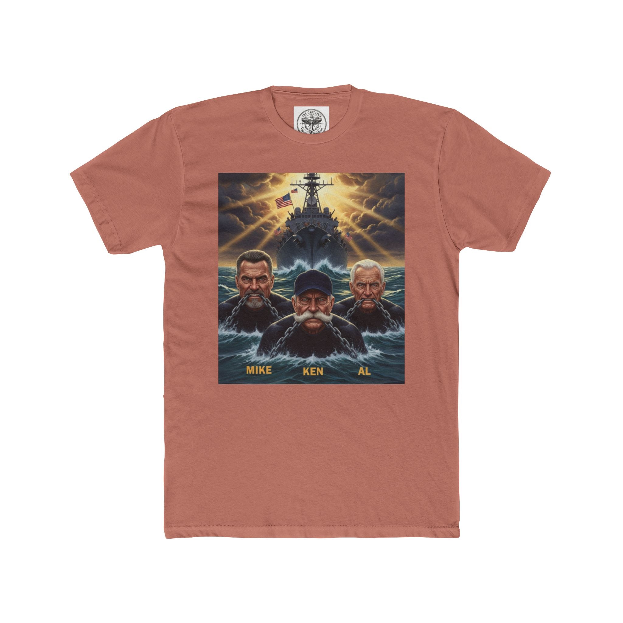 Shark Attack Movie Poster T-Shirt — Retro Action Film Tee (Mike Ken Al)