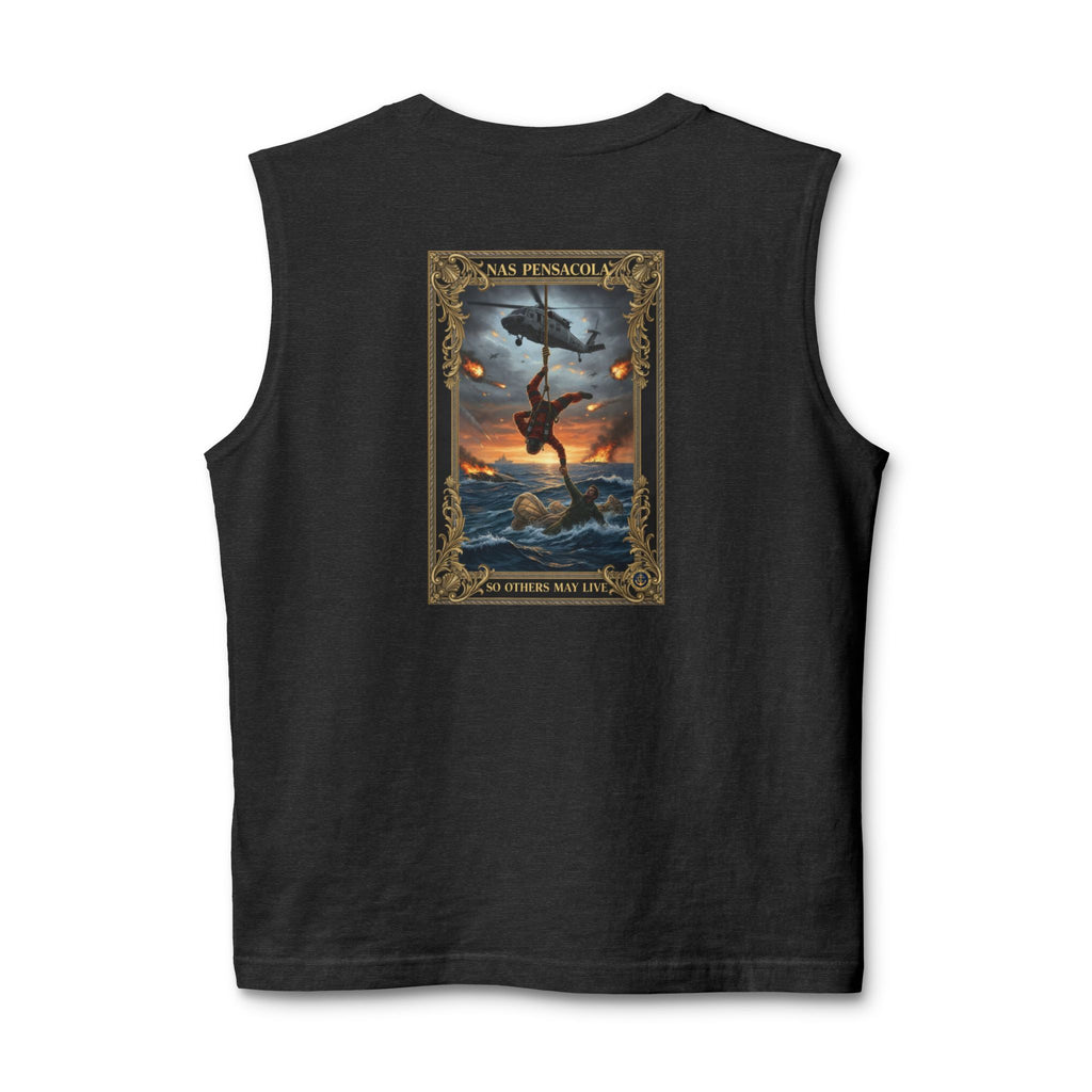 Military NAS Pensacola Tank Top — Navy Aviation Helicopter Design