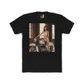 Vintage Motorcycle Pinup Tee — Retro Biker Photo Crewneck