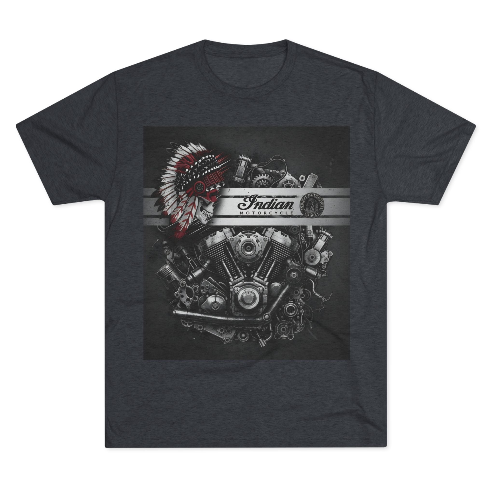 Indian Motorcycle Engine Tee — Vintage 'World's Fastest Motorcycle' Graphic